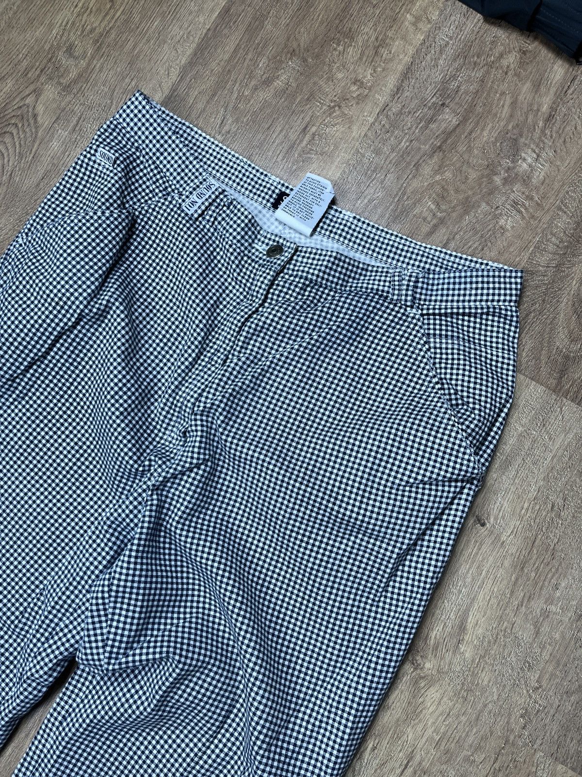 Japanese Brand × Vintage ➕ vintage shepherd check pattern vintage trousers Size US 32 / EU 48 - 3 Thumbnail