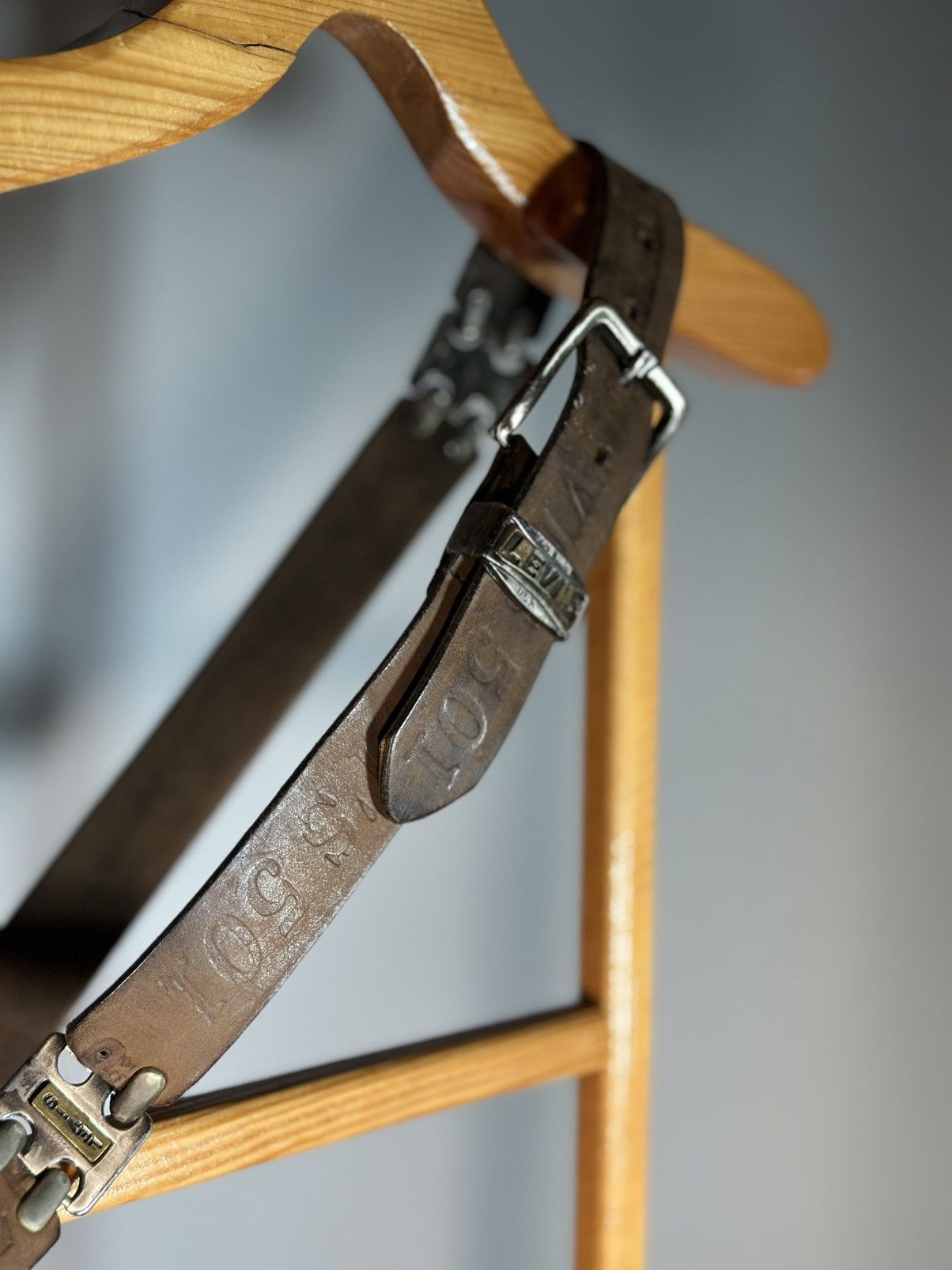 Levi's levis trademark 501 vintage belt🔥🔥 Size 36 - 5 Thumbnail