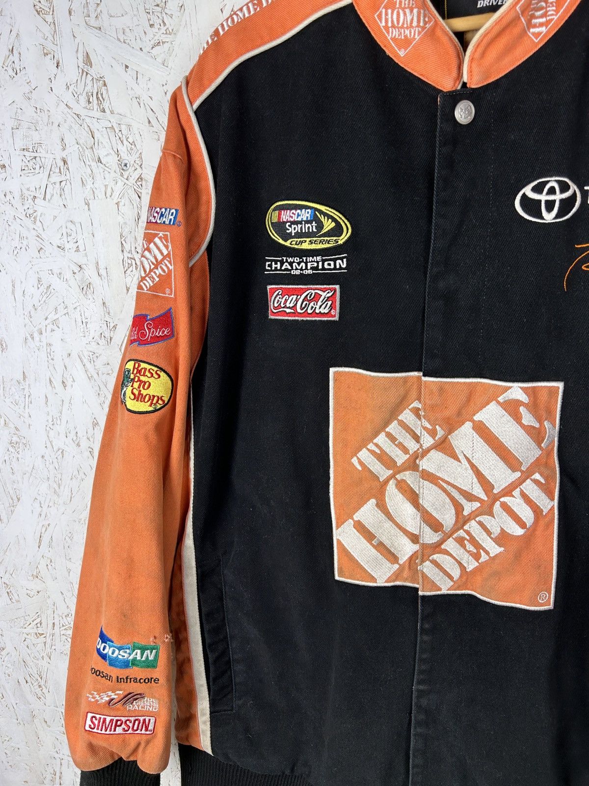 Chase Authentics Vintage Chase Tony Stewart Racing Home Depot Nascar Jacket Size US XXL / EU 58 / 5 - 3 Thumbnail