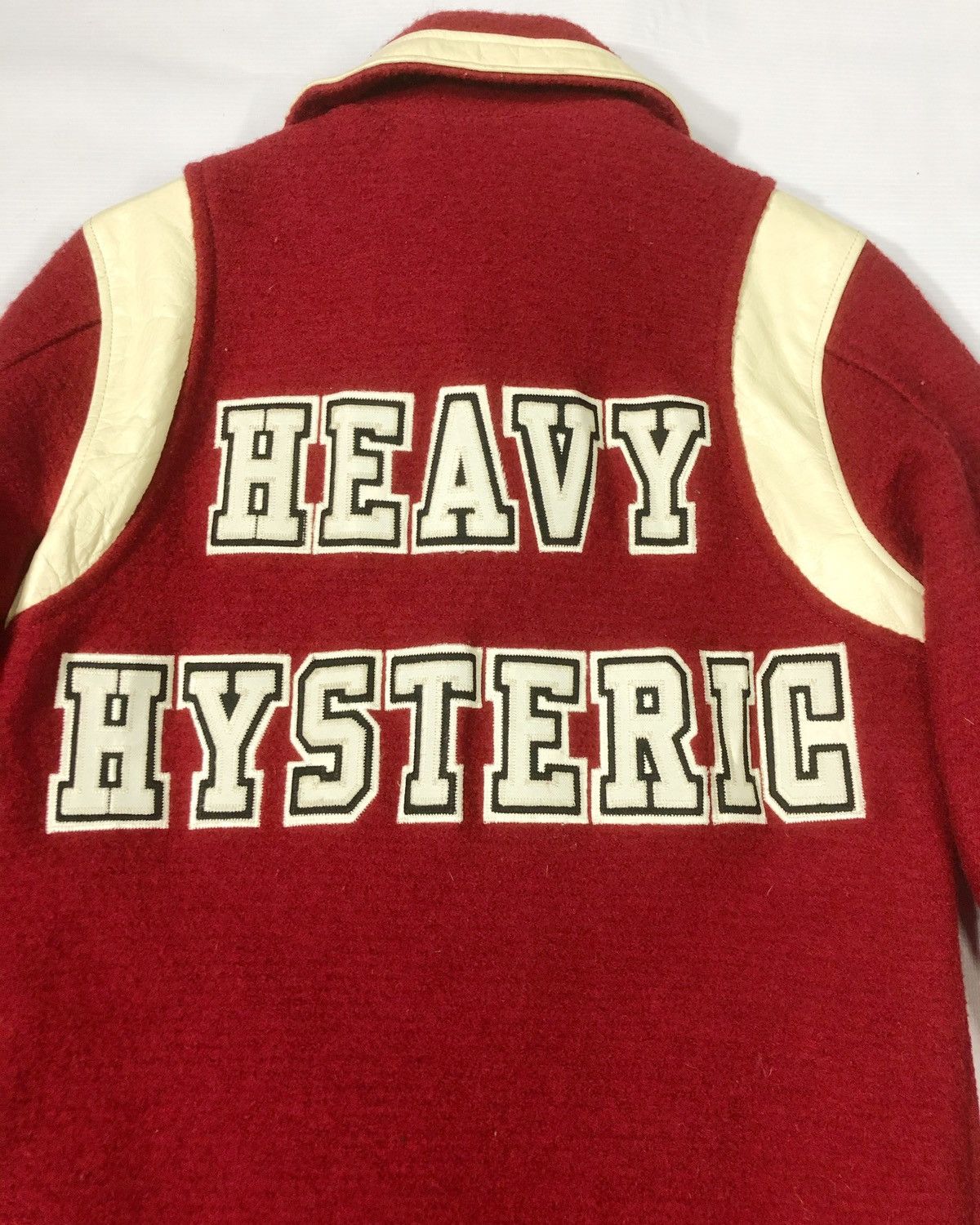 Hysteric Glamour VINTAGE HEAVY HYSTERIC TEDDY VARSITY WOOL JCKET Size US M / EU 48-50 / 2 - 4 Thumbnail