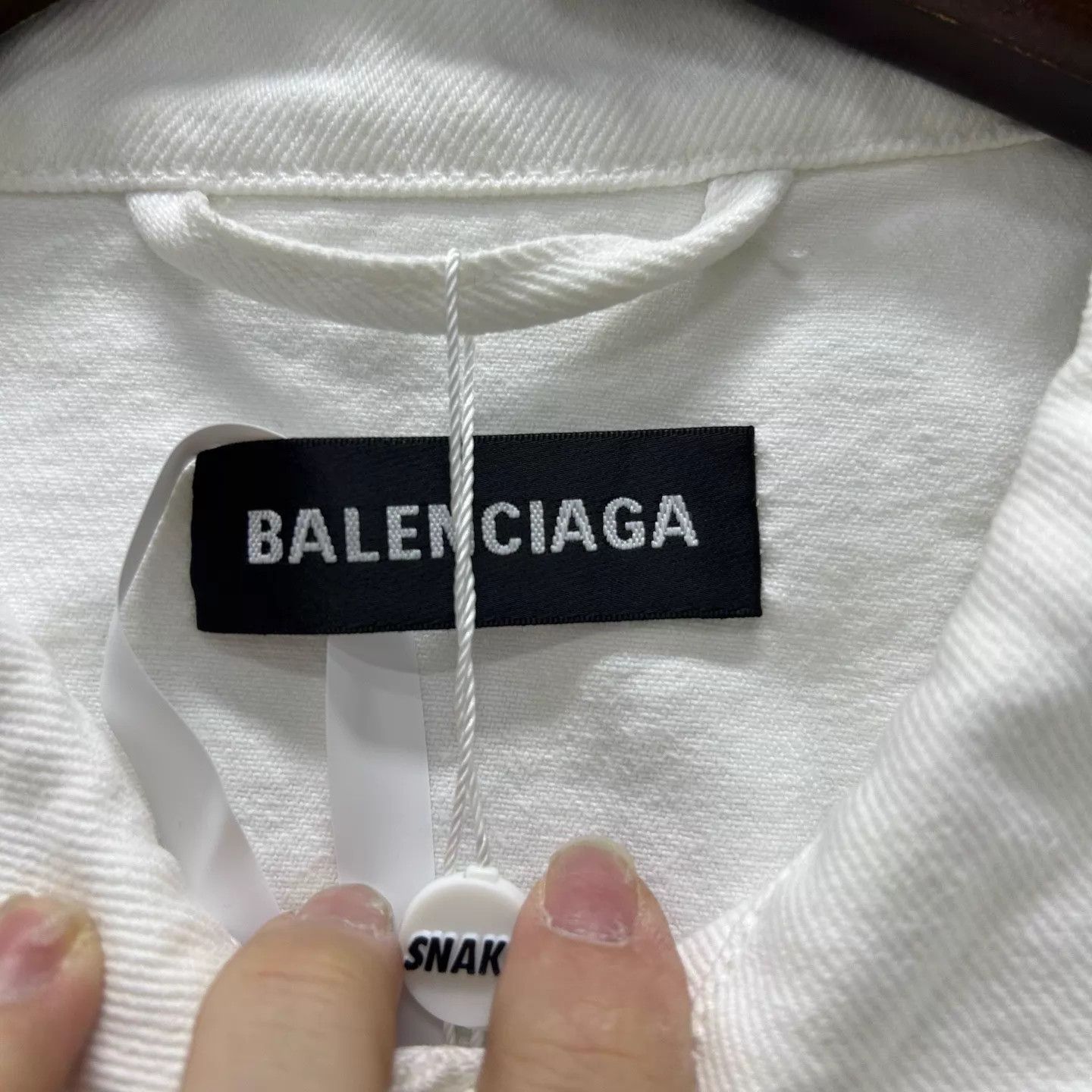 Balenciaga Balenciaga Denim Jacket Back Logo Stitch 99 New 44 Size US S / EU 44-46 / 1 - 3 Thumbnail