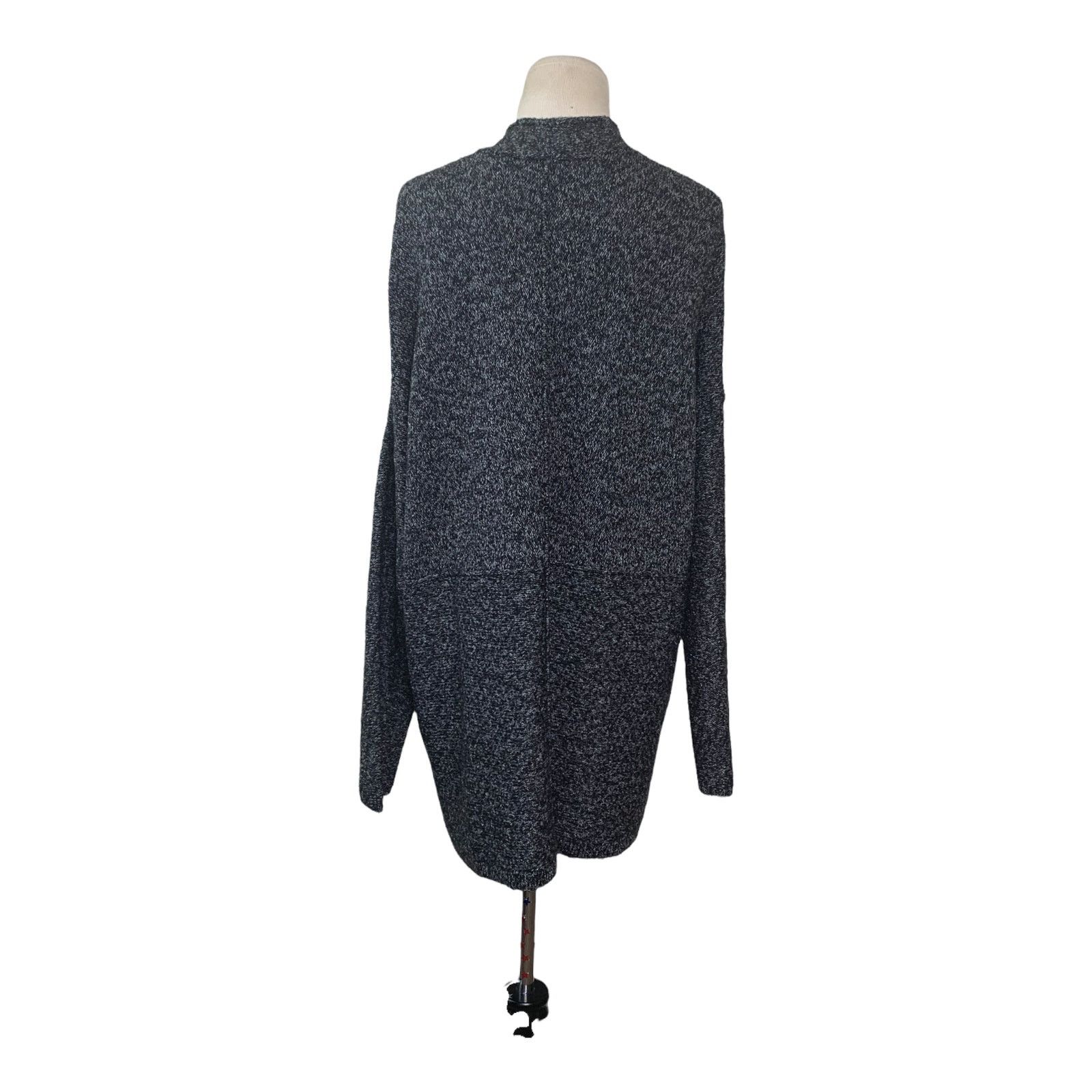 J. Jill Pure Jill gray semi dolman sleeves open cardigan size XL Size XL / US 12-14 / IT 48-50 - 2 Thumbnail