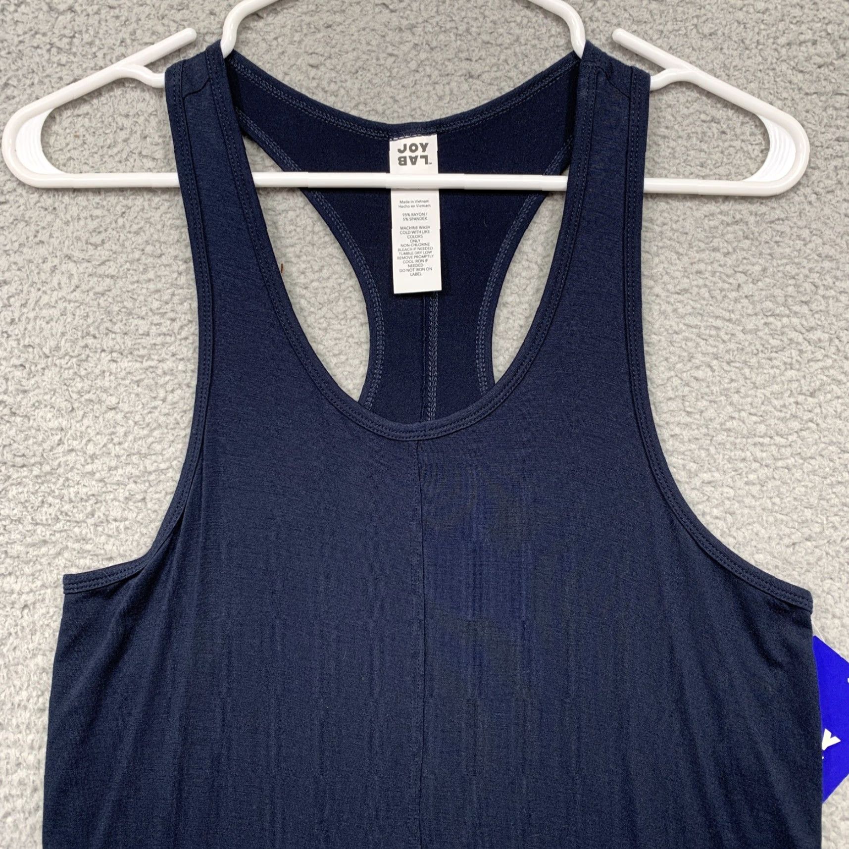 Vintage Joy Lab Athletic Racerback Tank Top Womens XS Scoop Neck Dark Blue NWT Logo Size XS / US 0-2 / IT 36-38 - 2 Thumbnail