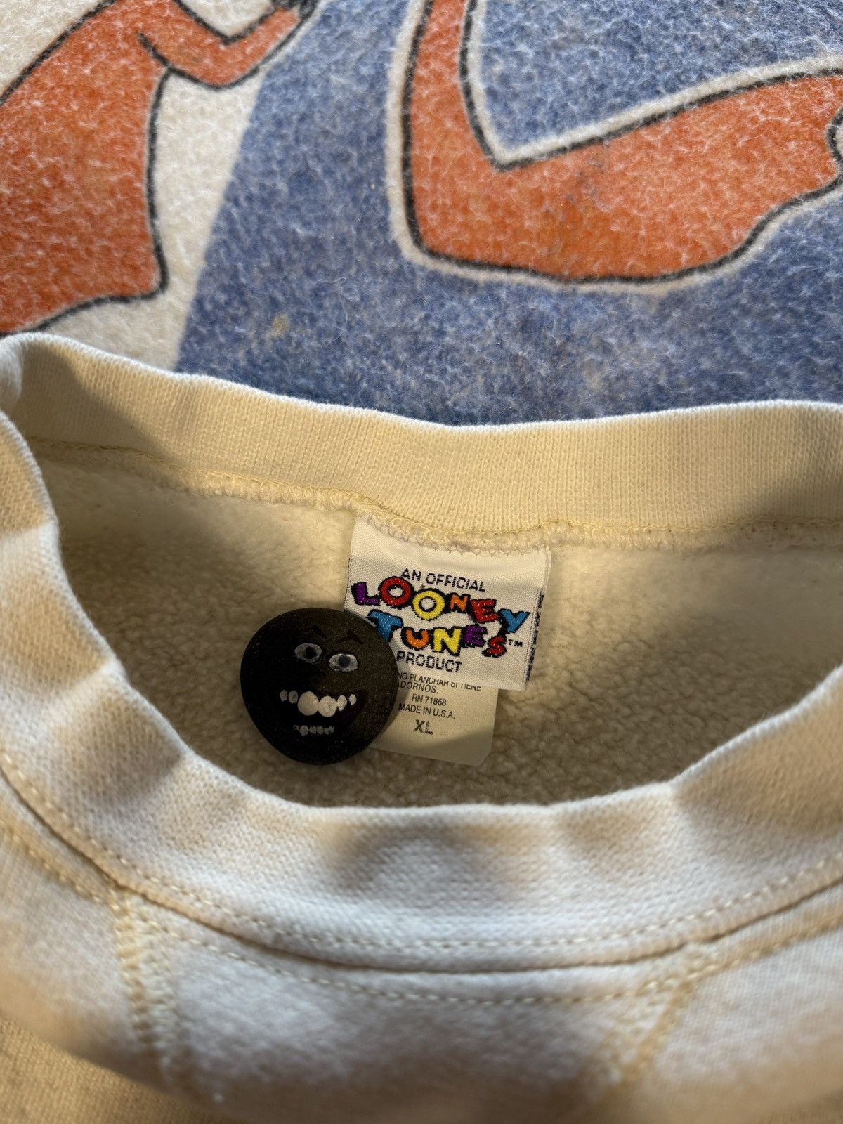 Vintage Vintage Taz looney tunes crewneck sweatshirt Size US XL / EU 56 / 4 - 3 Thumbnail