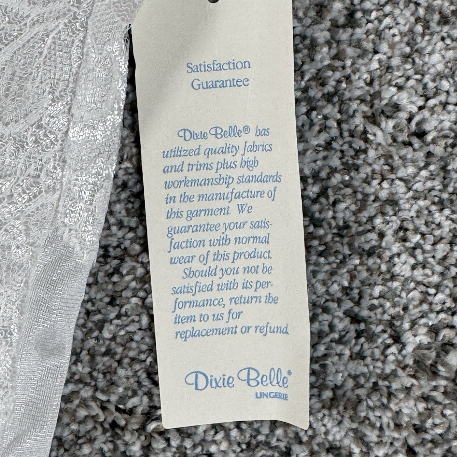 Other Dixie Belle Slip Dress 40 Lace Satin Vintage 80s Coquette Size ONE SIZE - 3 Thumbnail