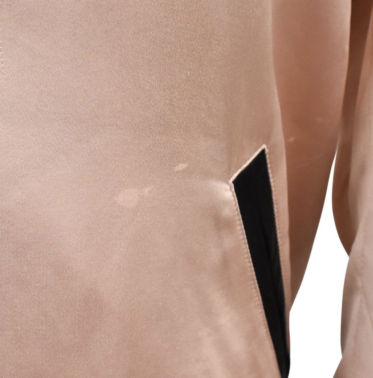 Saint Laurent Paris Saint Laurent Paris Je T'aime Teddy Pink Satin Bomber Jacket Size XS / US 0-2 / IT 36-38 - 4 Thumbnail