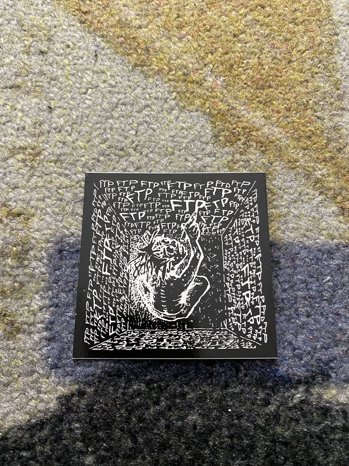 Fuck The Population FTP Prisoner Sticker Size ONE SIZE - 1 Preview