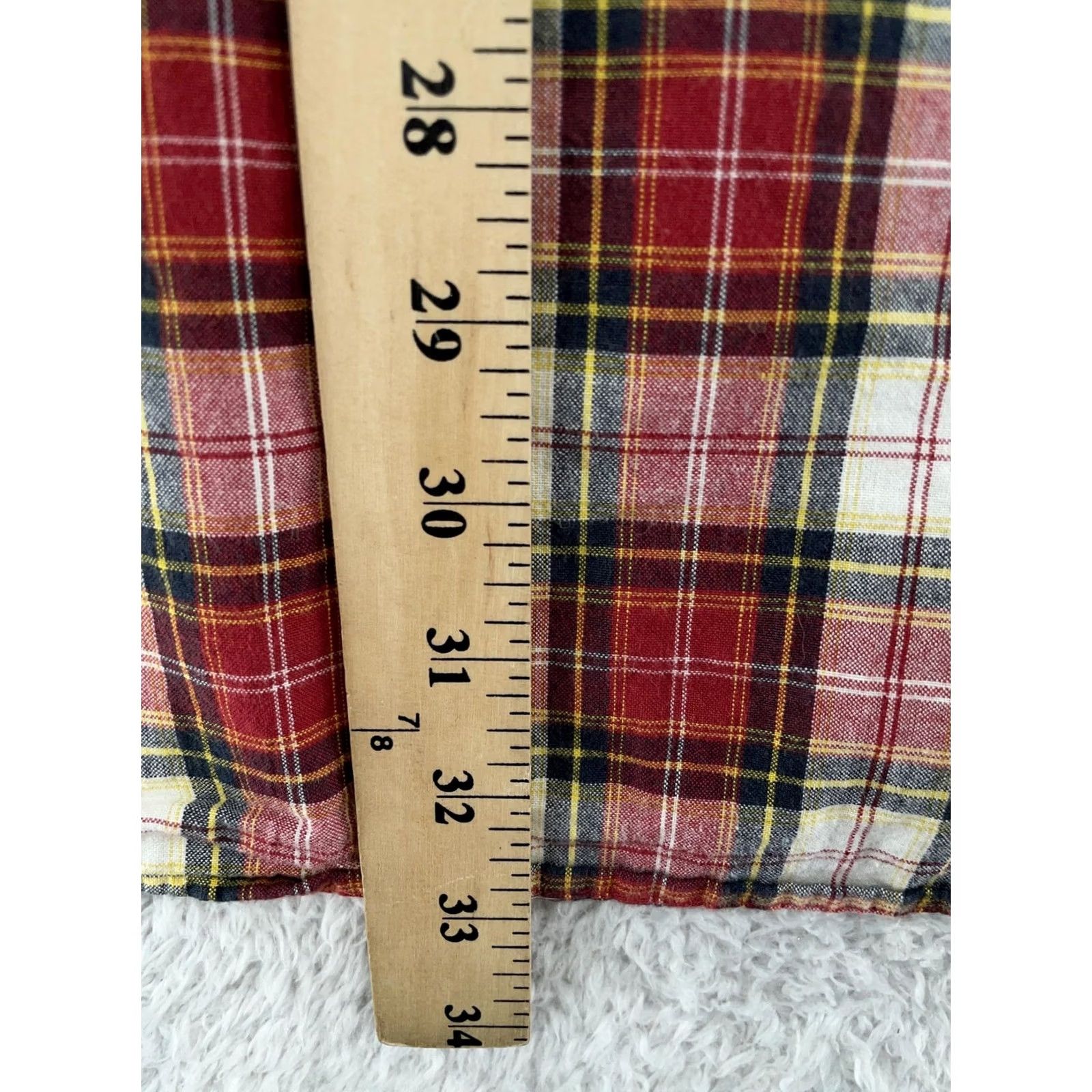 Carhartt Carhartt Shirt Men XL Red Plaid Flannel Chest Pocket Button Up S254 CRI Size US XL / EU 56 / 4 - 6 Thumbnail
