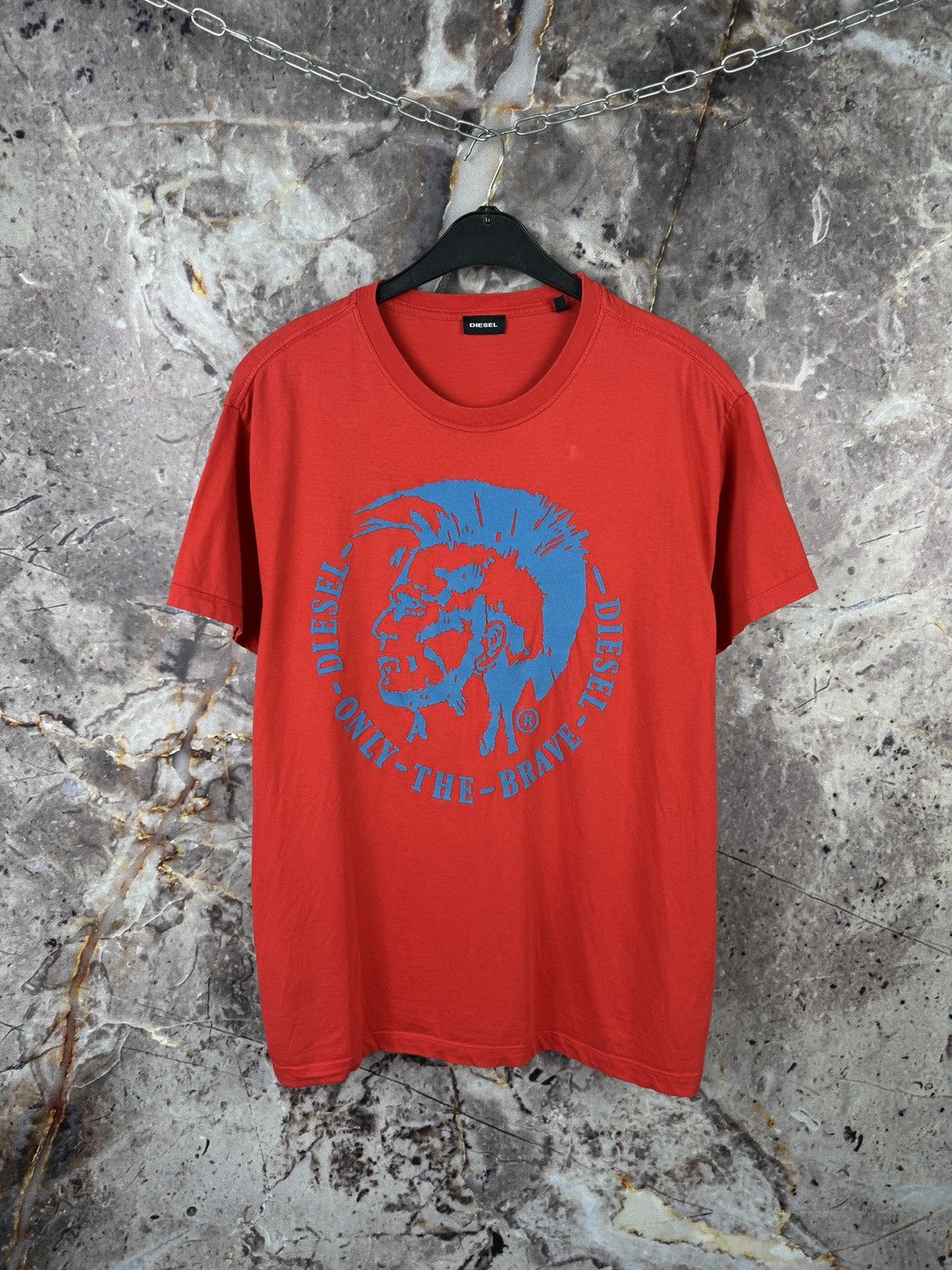 Diesel Men’s Diesel Only The Brave T-Shirt Red Size XL Size US XL / EU 56 / 4 - 1 Thumbnail