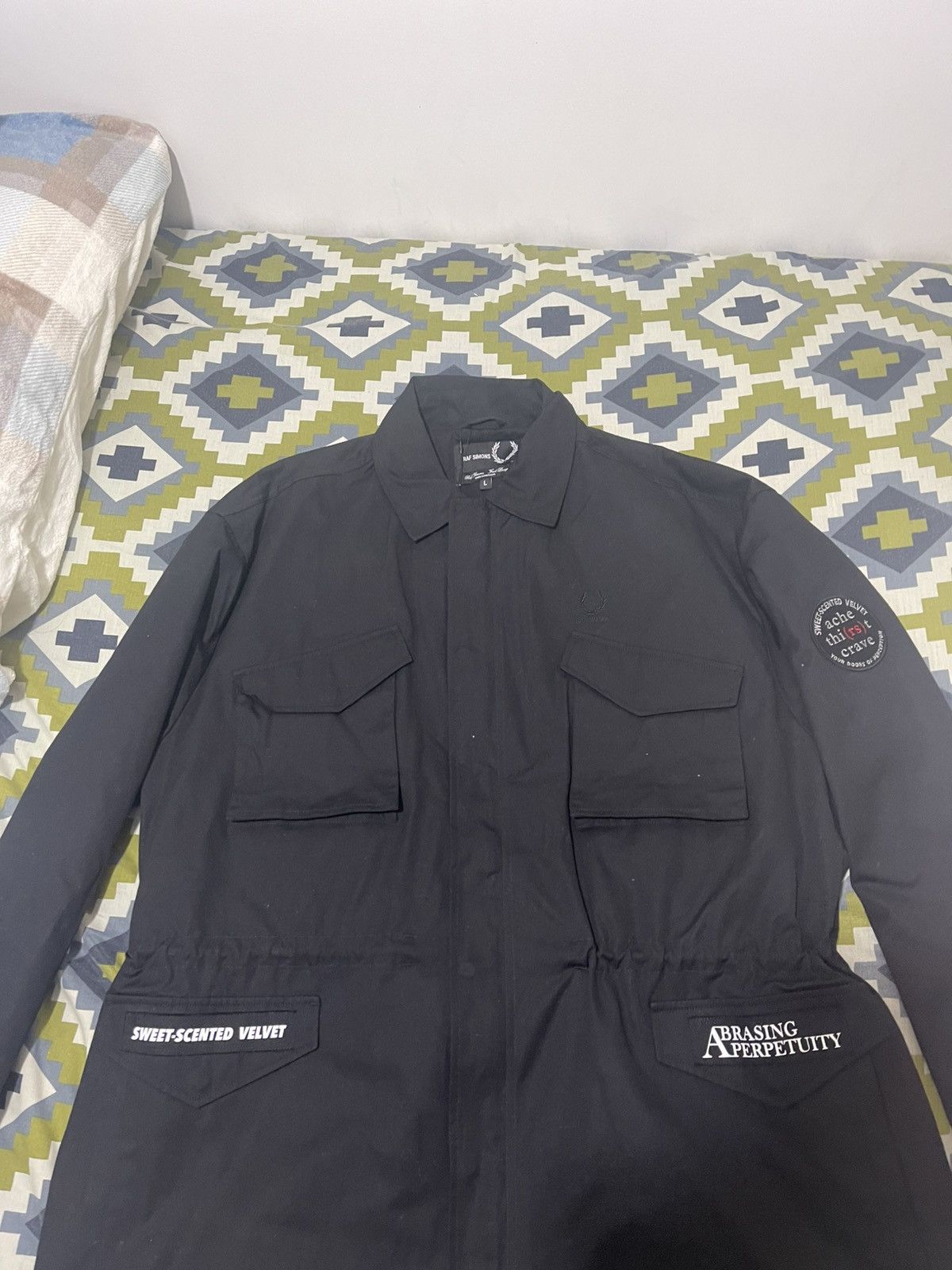 Fred Perry × Raf Simons RAF Simons x Fred Perry military jacket Size US L / EU 52-54 / 3 - 1 Thumbnail