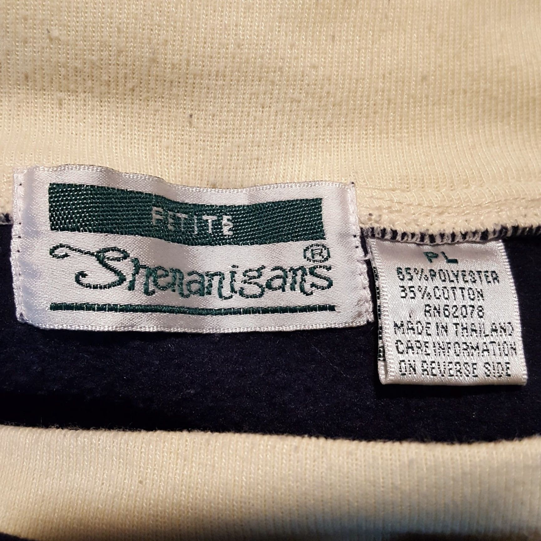 Vintage VINTAGE Shenanigans Sweatshirt Flower Vase Floral Nature Sz Petite L Crewneck Pullover Blue 90s College University Floral Garden Athletic Womens Size L / US 10 / IT 46 - 5 Thumbnail
