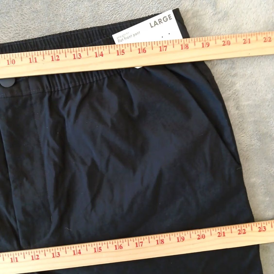 Vintage Stylus Pants Womens Large Black Pockets 36x27.5 High Rise New Size 36" / US 14 / IT 50 - 2 Thumbnail