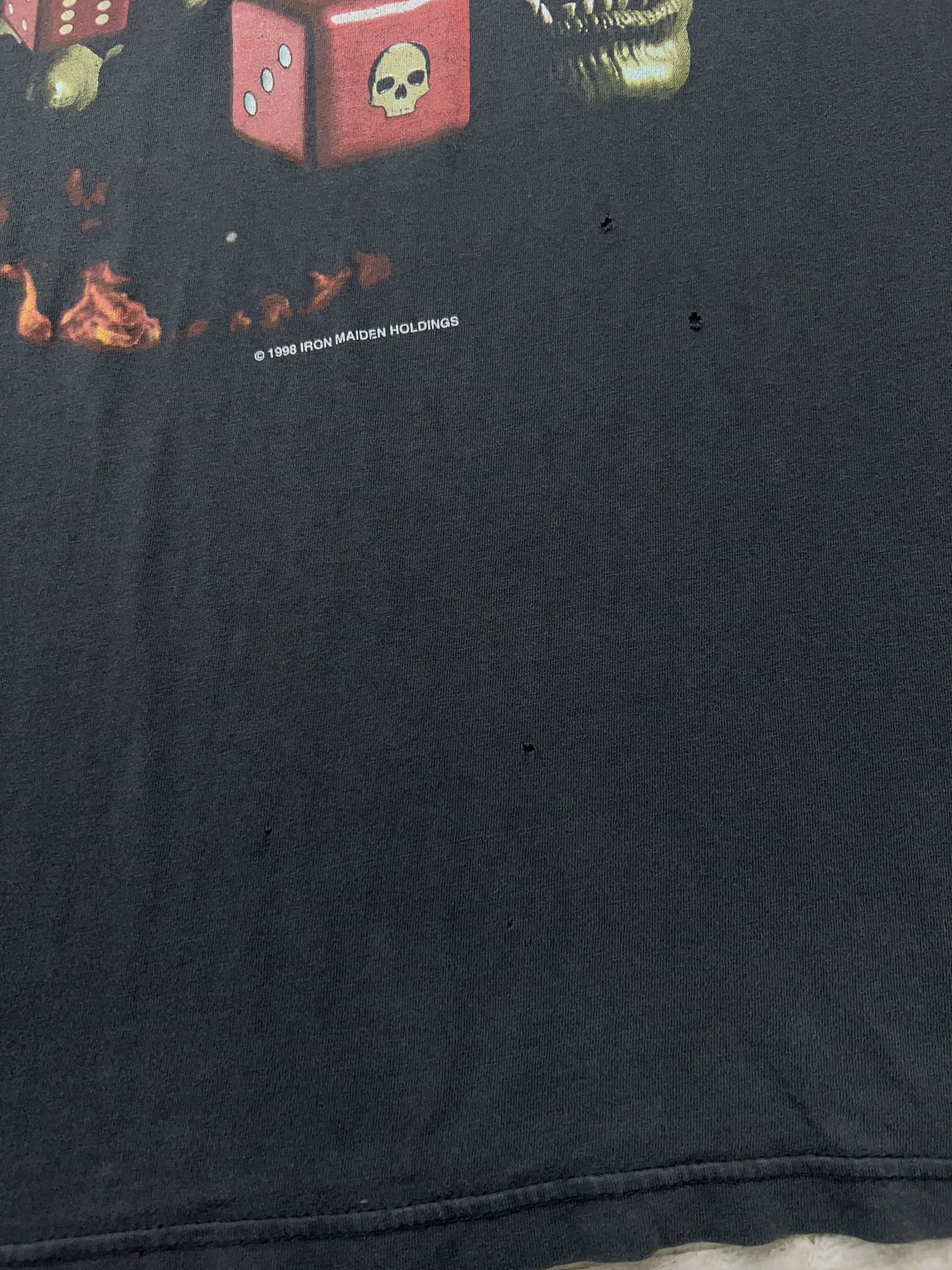 1998 The Angel & The Gambler Rock Band Redwood T Shirt Tee