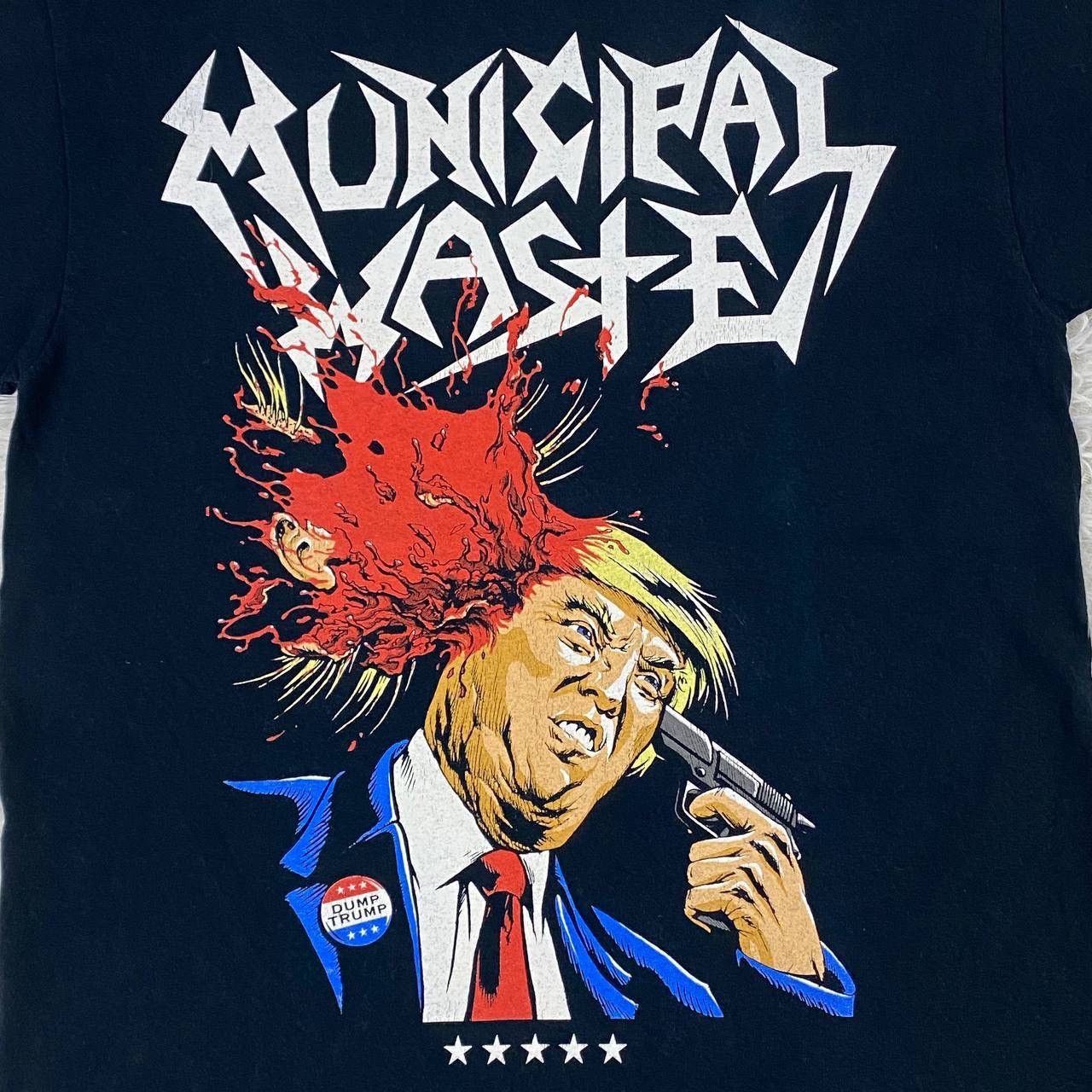 Band Tees Crossover thrash metal band municipal waste dump trump Size US M / EU 48-50 / 2 - 3 Thumbnail