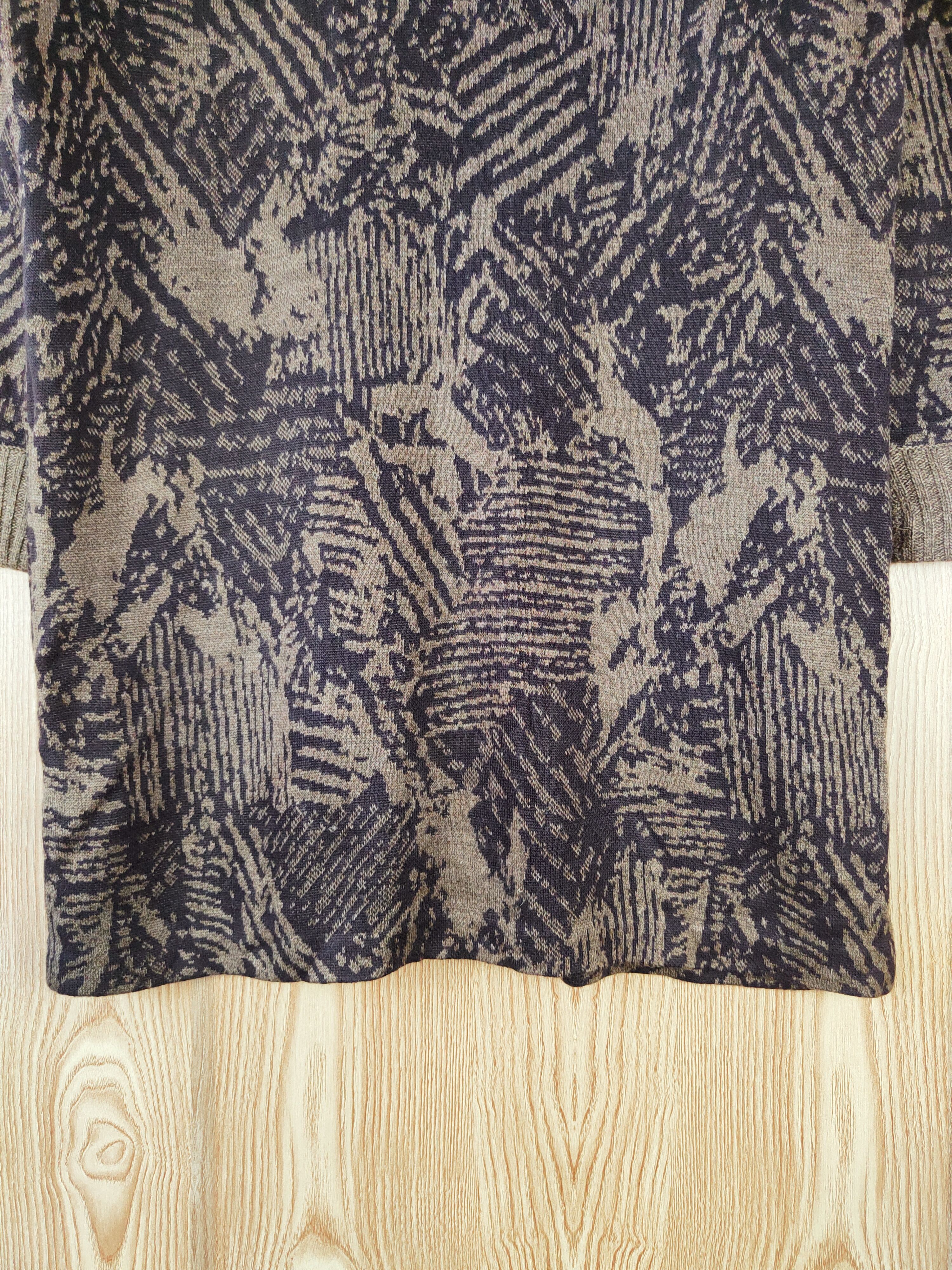 Japanese Brand Chasse au Bias Dark Brown Hoodie Long Cardigan #W428 Size US M / EU 48-50 / 2 - 11 Thumbnail