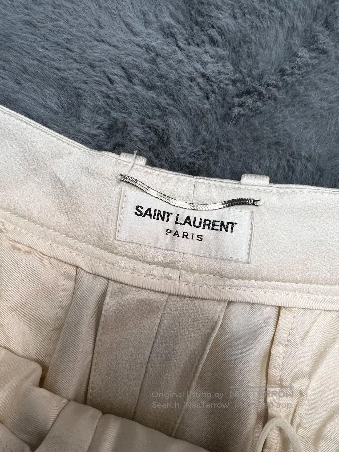 Saint Laurent Paris Saint Laurent Silk Wide-Leg Trousers. Size US 32 / EU 48 - 3 Thumbnail