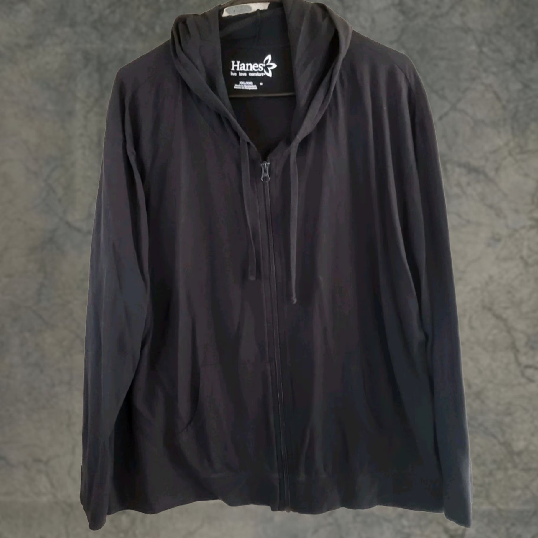 Hanes Hanes ComfortSoft EcoSmart Women's Jersey Full-Zip Hoodie Sweatshirt 2X Black Jersey Hooded Zip Pockets Activewear Modern Comfort Size XXL / US 16-18 / IT 52-54 - 1 Thumbnail