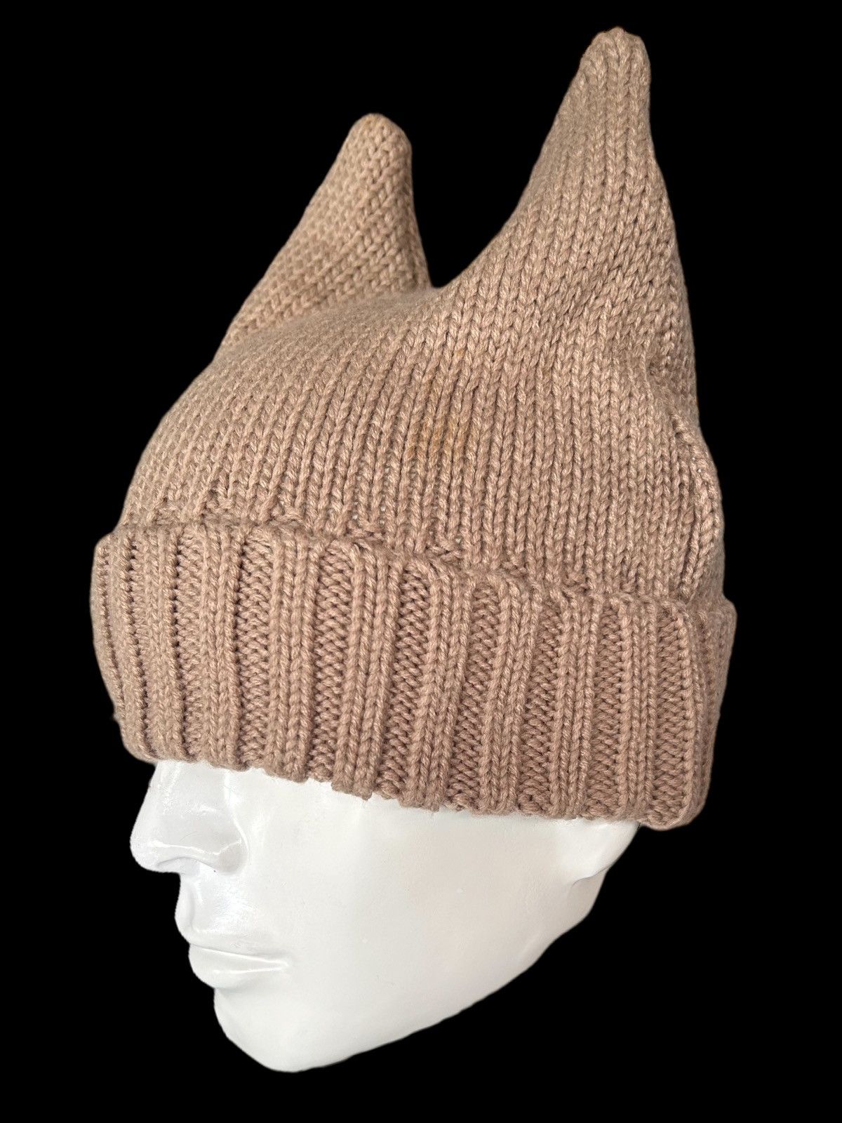 14th Addiction × Japanese Brand × Le Grande Bleu (L.G.B.) Japanese Horn Devil Knitted Beanie Hats ☠️ Size ONE SIZE - 1 Thumbnail