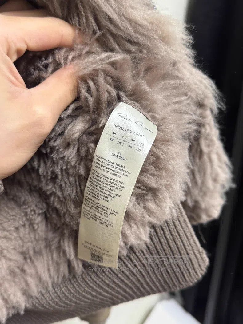 Rick Owens Rick Owens 25FW Vampire Stand Collar Shearling Leather Jac Size L / US 10 / IT 46 - 4 Thumbnail
