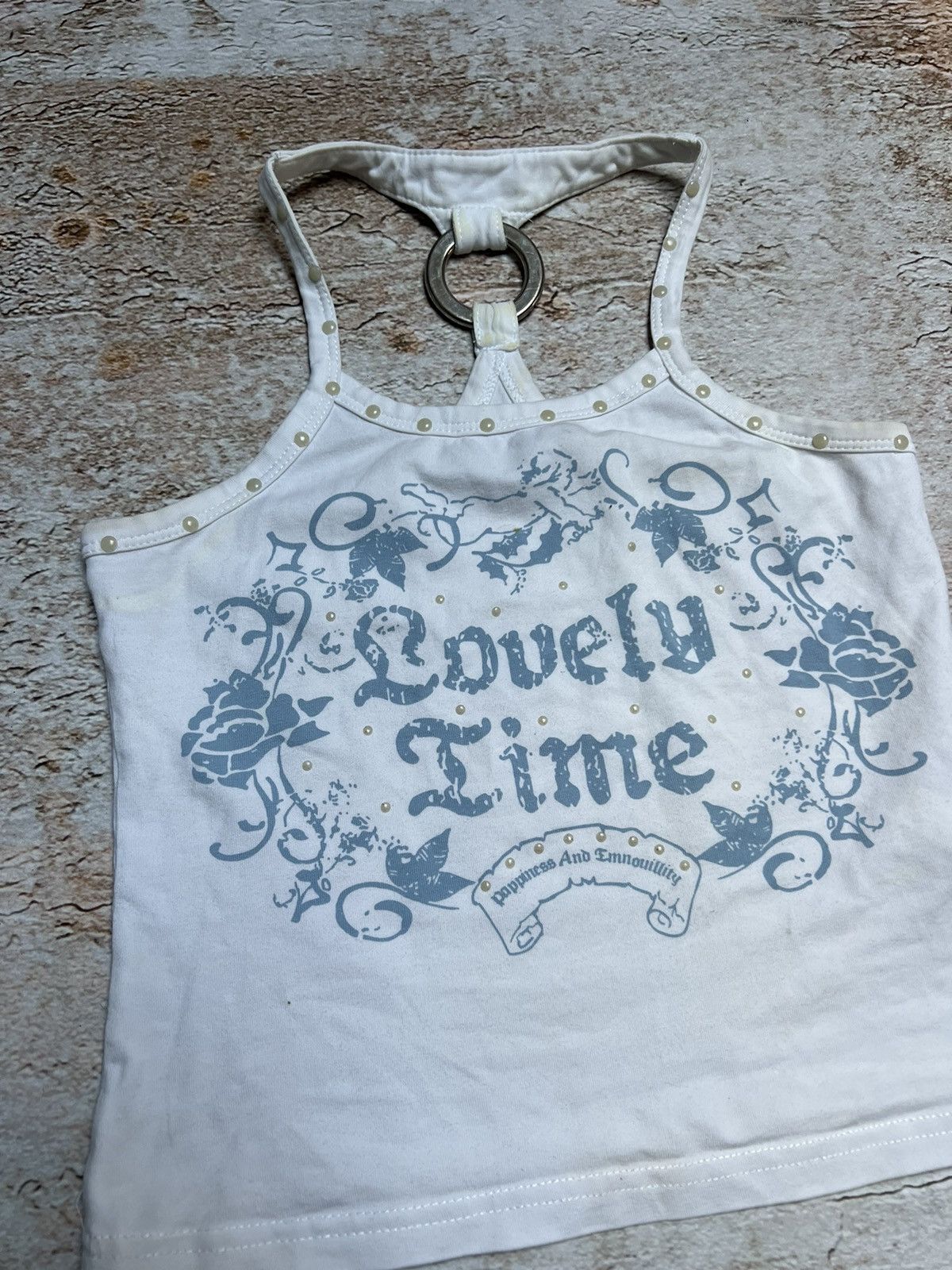 Japanese Brand Lovely Time vintage crop top Size S / US 4 / IT 40 - 3 Thumbnail