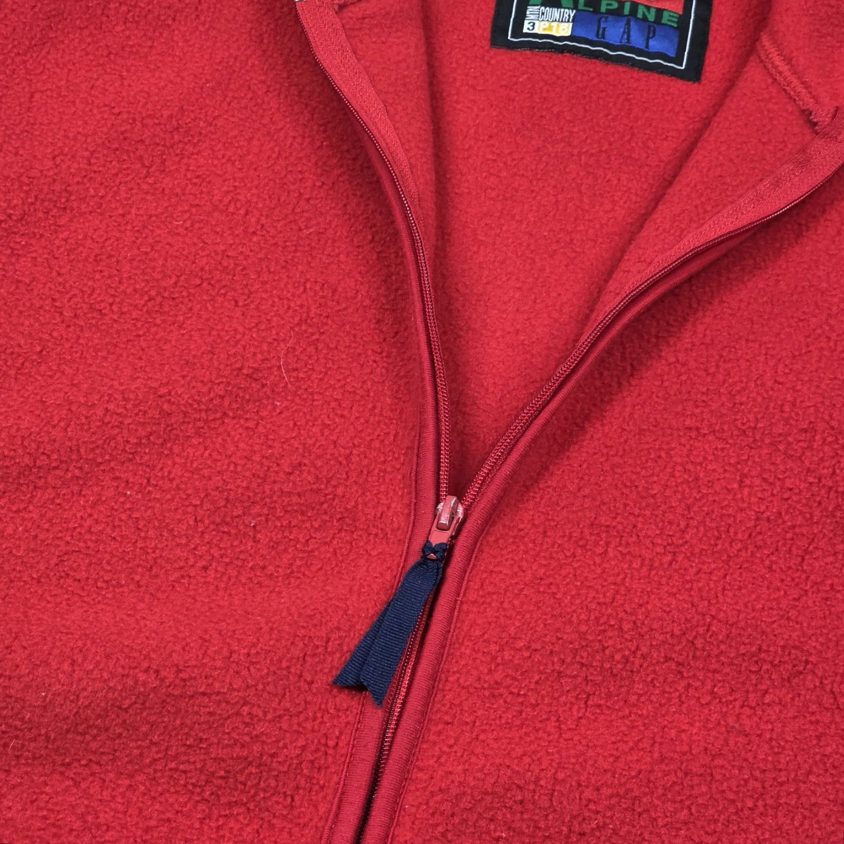 Gap VTG GAP Alpine Racing Series Full Zip Ski Fleece Vest Adult M Red Taiwan Man Size US M / EU 48-50 / 2 - 4 Thumbnail
