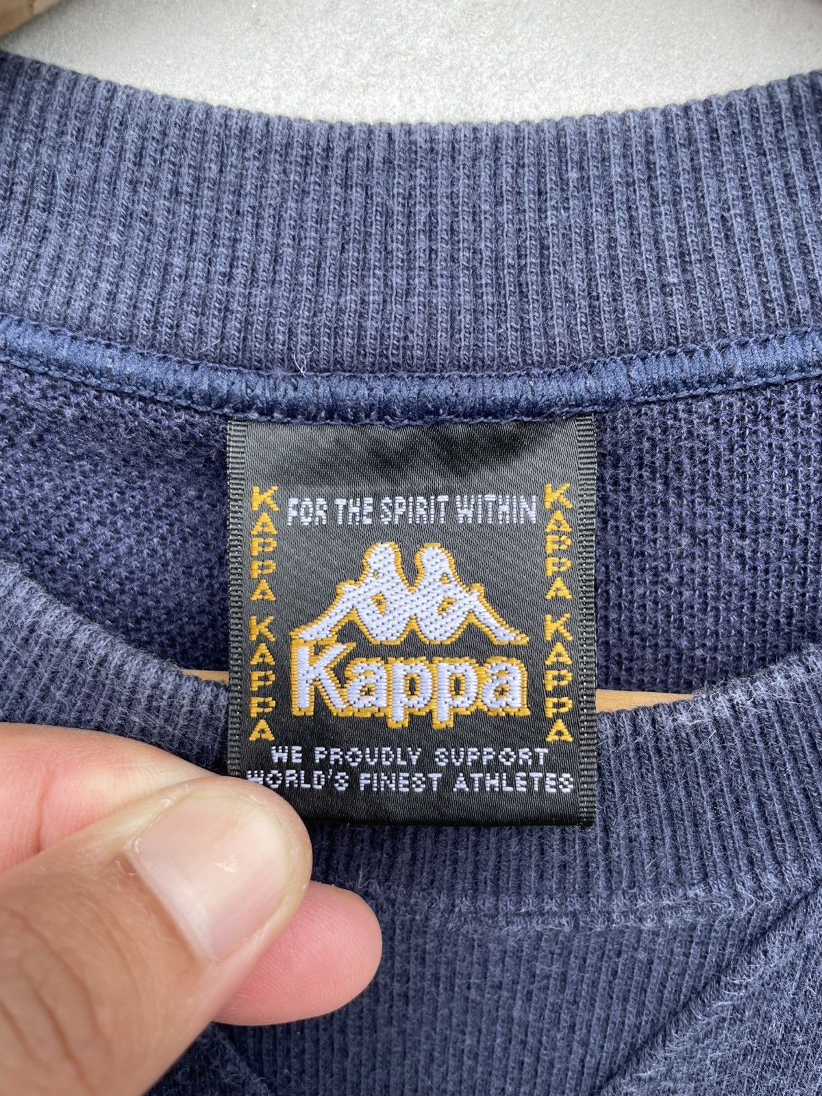 Kappa 🔥Accept Binding Offer🔥 Vintage Navy Blue Kappa Sweatshirt Size US S / EU 44-46 / 1 - 3 Thumbnail