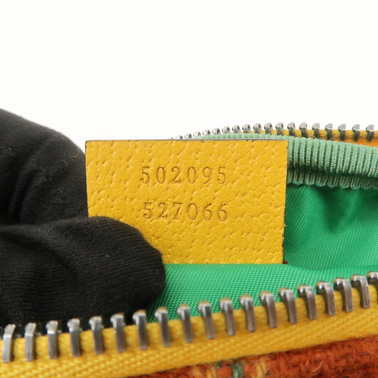 Gucci Gucci Children's Wool Leather Belt Bag Multicolor Size ONE SIZE - 8 Thumbnail