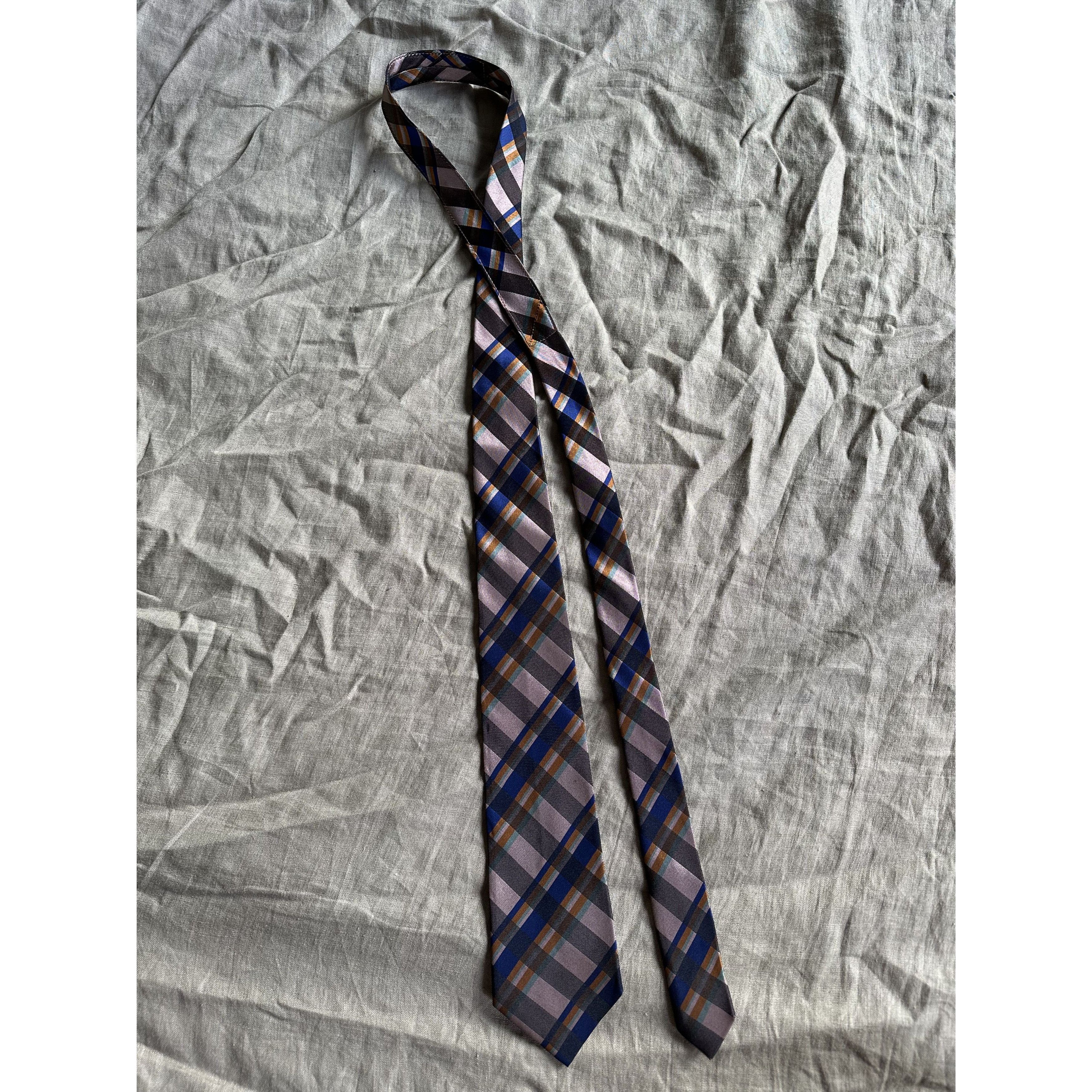 Comme des Garcons Comme des Garçons Stripped Silk Tie 7663AC Size ONE SIZE - 4 Thumbnail
