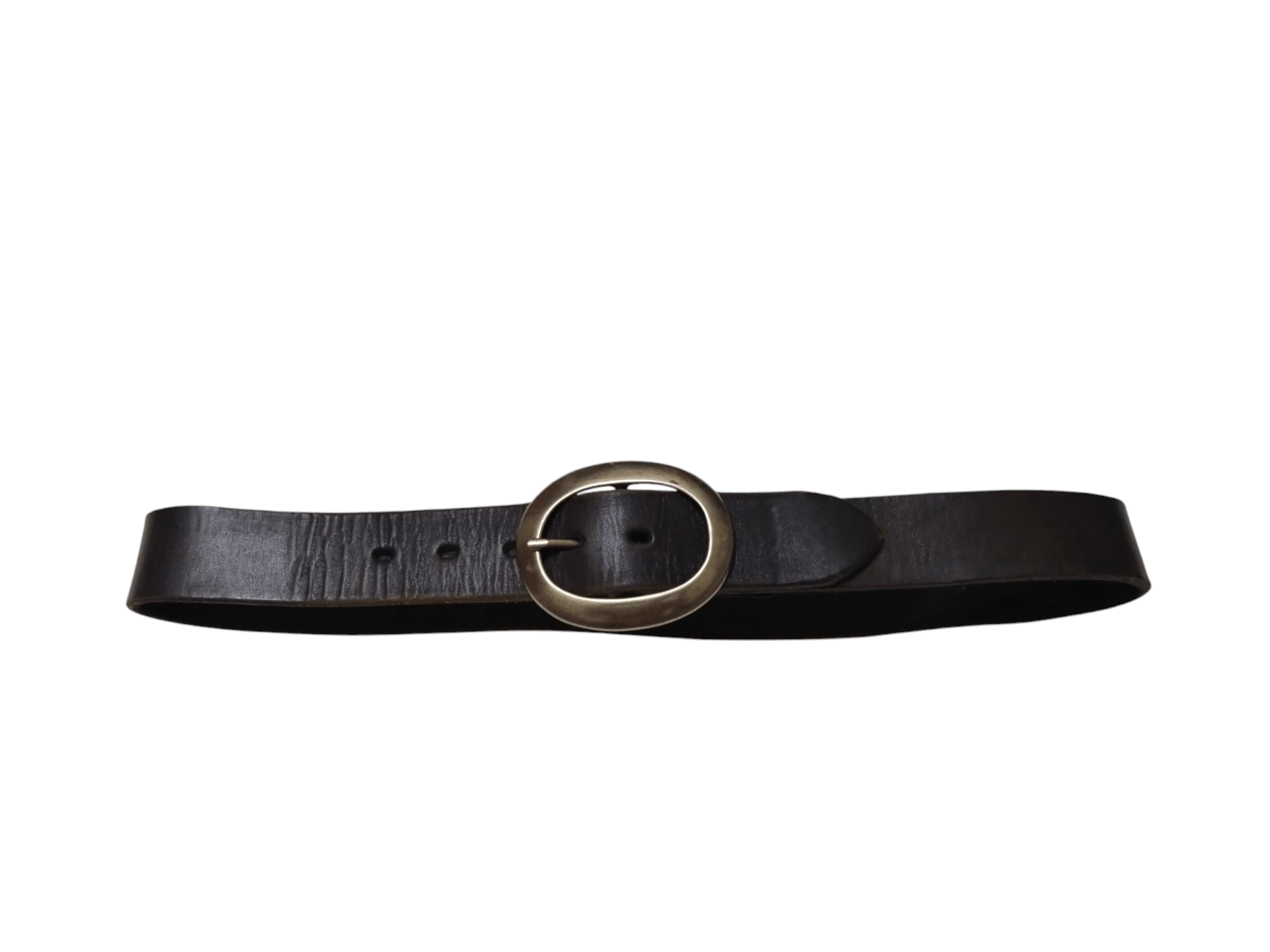 Genuine Leather × Vintage Vintage Leather Belt Size 28-32 Size 32 - 1 Thumbnail