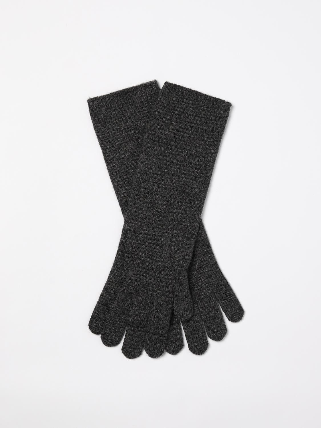 Max Mara Max Mara Gloves Woman Grey Size ONE SIZE - 1 Thumbnail