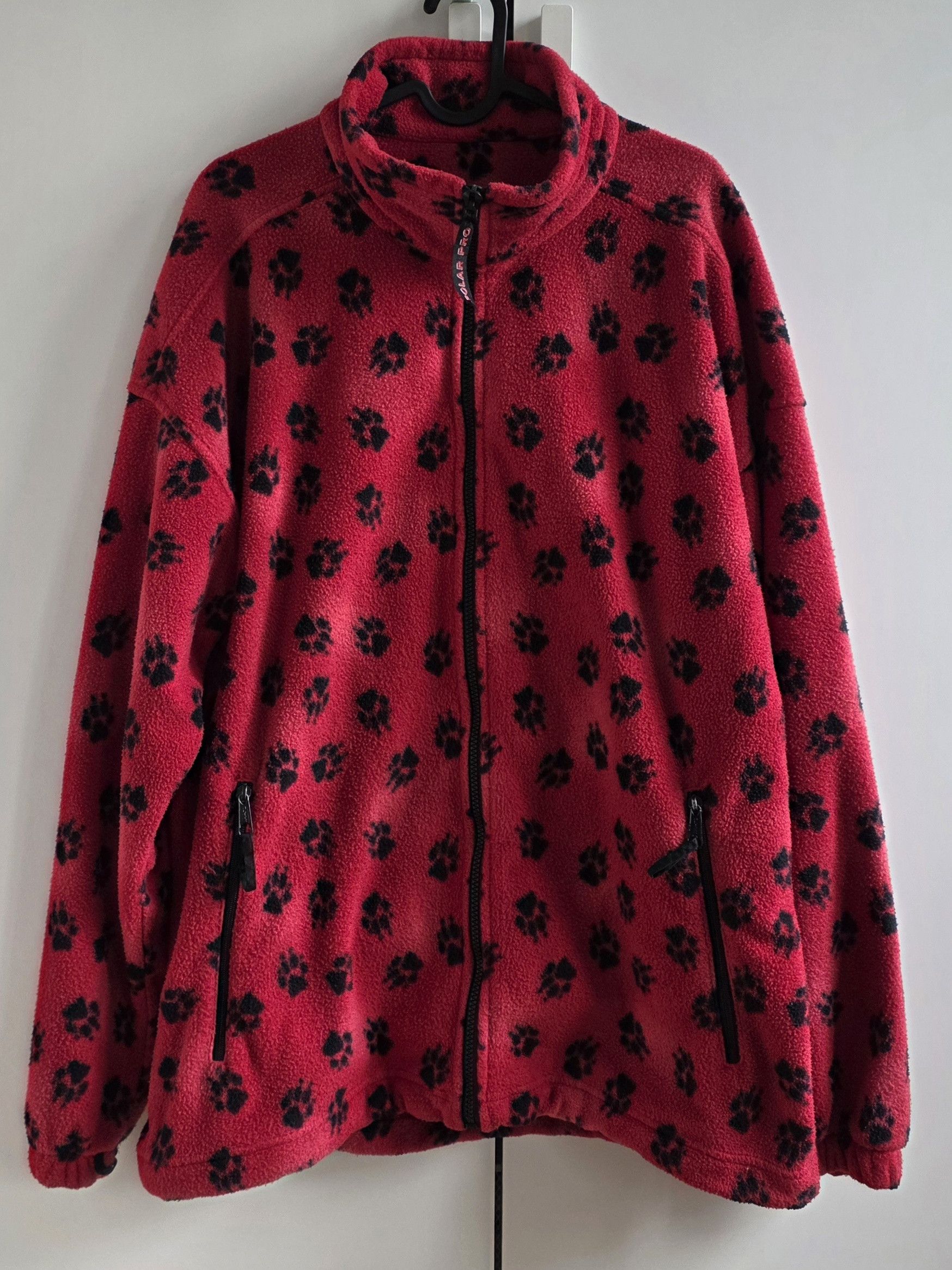 Jack Wolfskin Jack Wolfskin polar vintage xxl red Fleece paw print Size US XXL / EU 58 / 5 - 3 Thumbnail