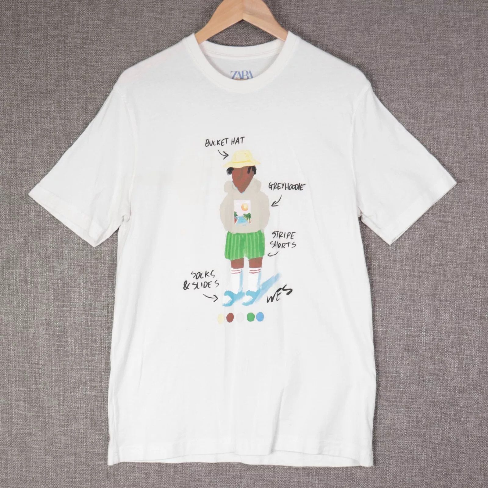 Zara Zara x Wes Robinson Mens T Shirt Size US M / EU 48-50 / 2 - 1 Thumbnail