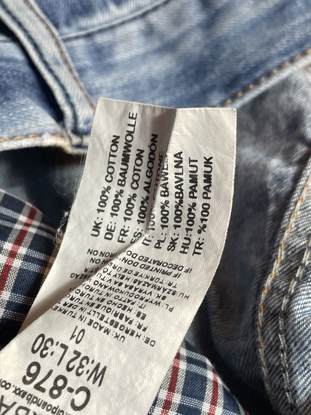 Vintage 🔥RARE🔥Vintage Y2K Denim Jeans Distressed Rare Avant Garde Size US 32 / EU 48 - 17 Thumbnail
