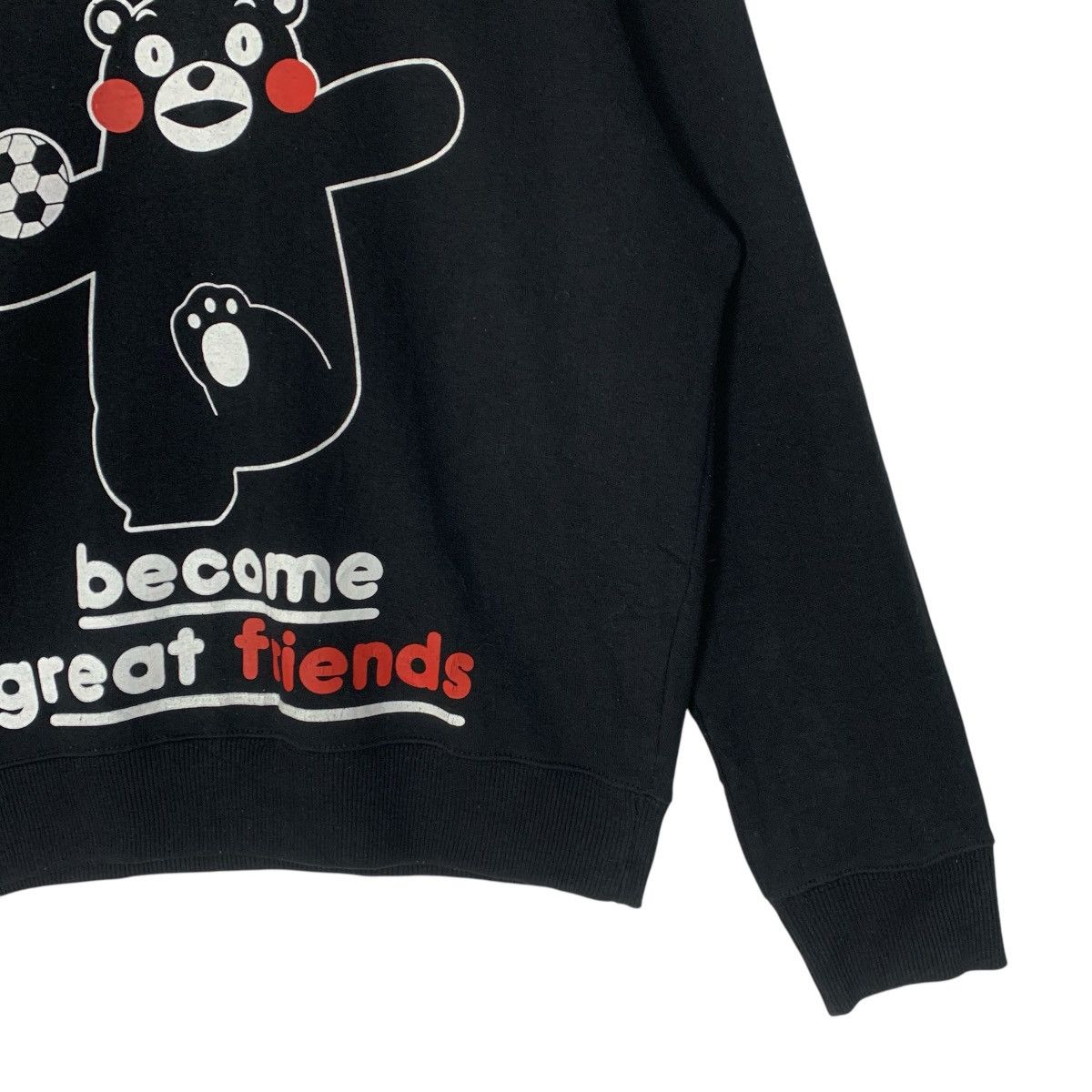 Anime Kumamon BlackBear JapaneseBrand CartoonNetwork Sweatshirt Size US M / EU 48-50 / 2 - 6 Thumbnail