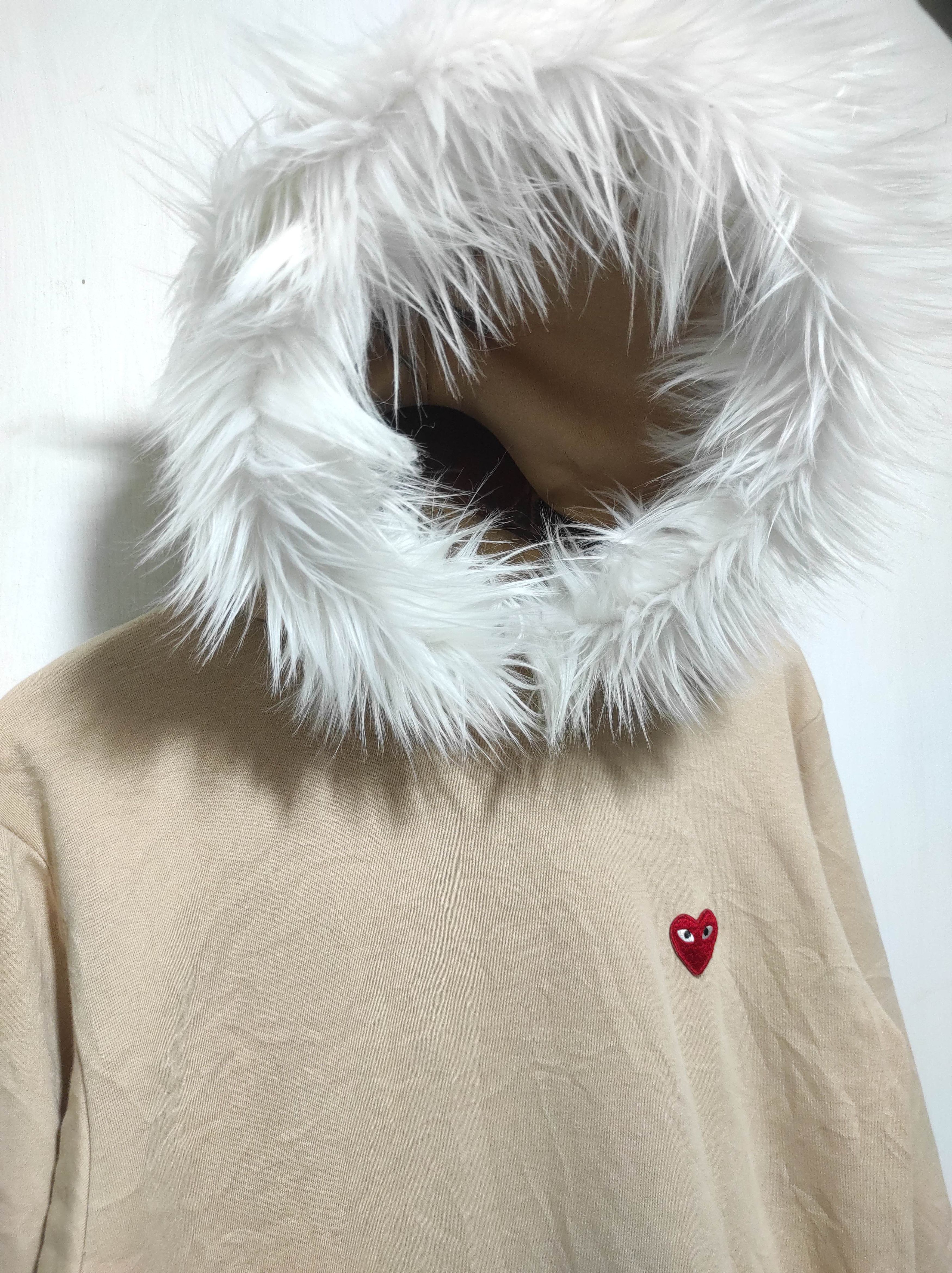 Japanese Brand Botleg CDG Fur Hoodie ifsixwasnine lgb style Size US M / EU 48-50 / 2 - 4 Thumbnail