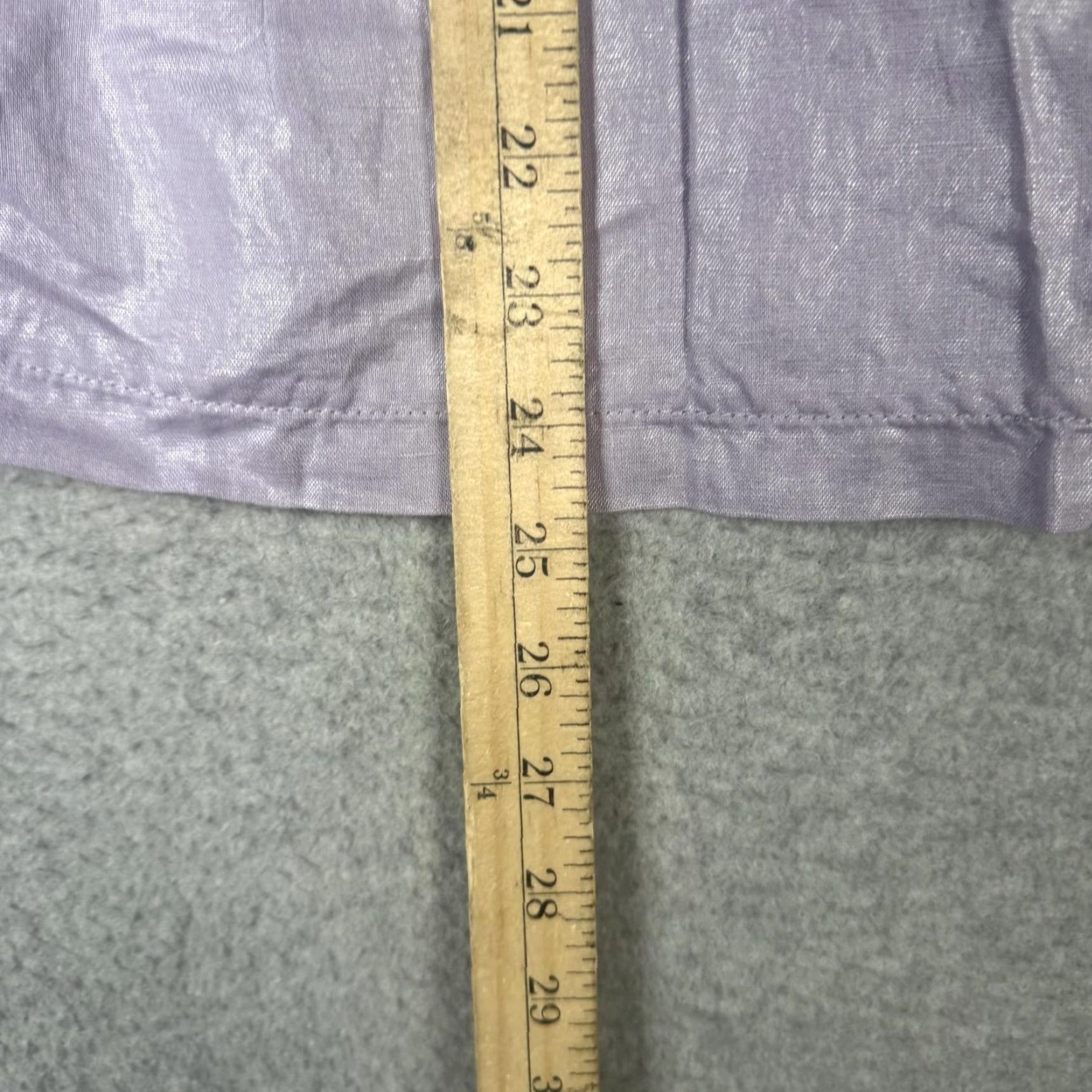 Vintage Chico's Jacket Linen Blend Button Down Lavender Purple Metallic Sheen Pockets Womens Size 2 Regular Boys? Size XS / US 0-2 / IT 36-38 - 6 Thumbnail
