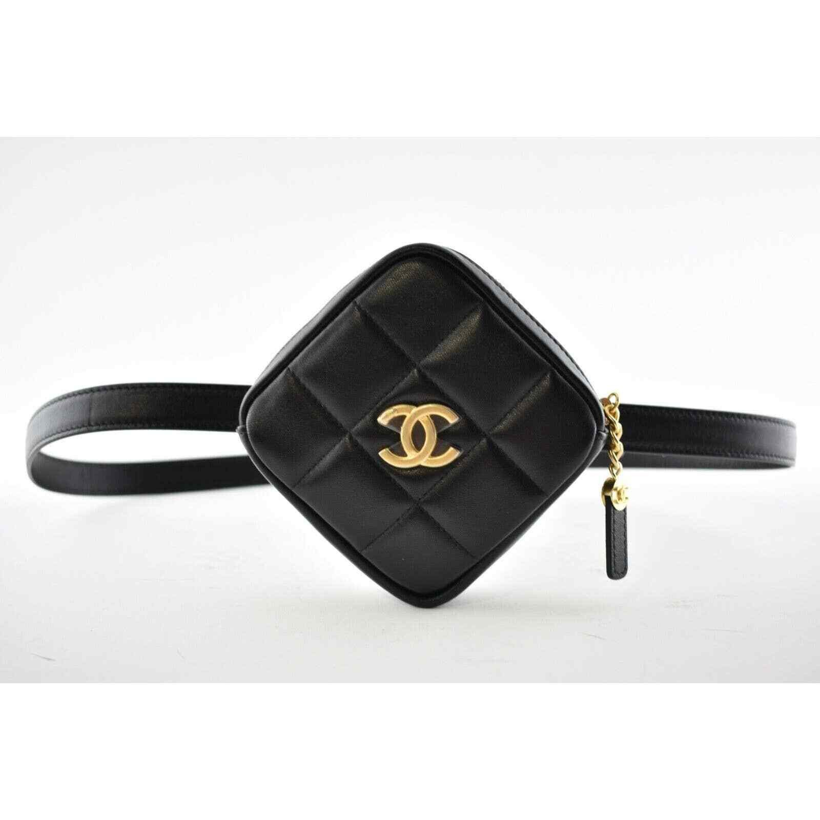 Chanel Chanel Quilted Gold CC Waist Fanny Pack Bum Belt Bag Size ONE SIZE - 1 Thumbnail