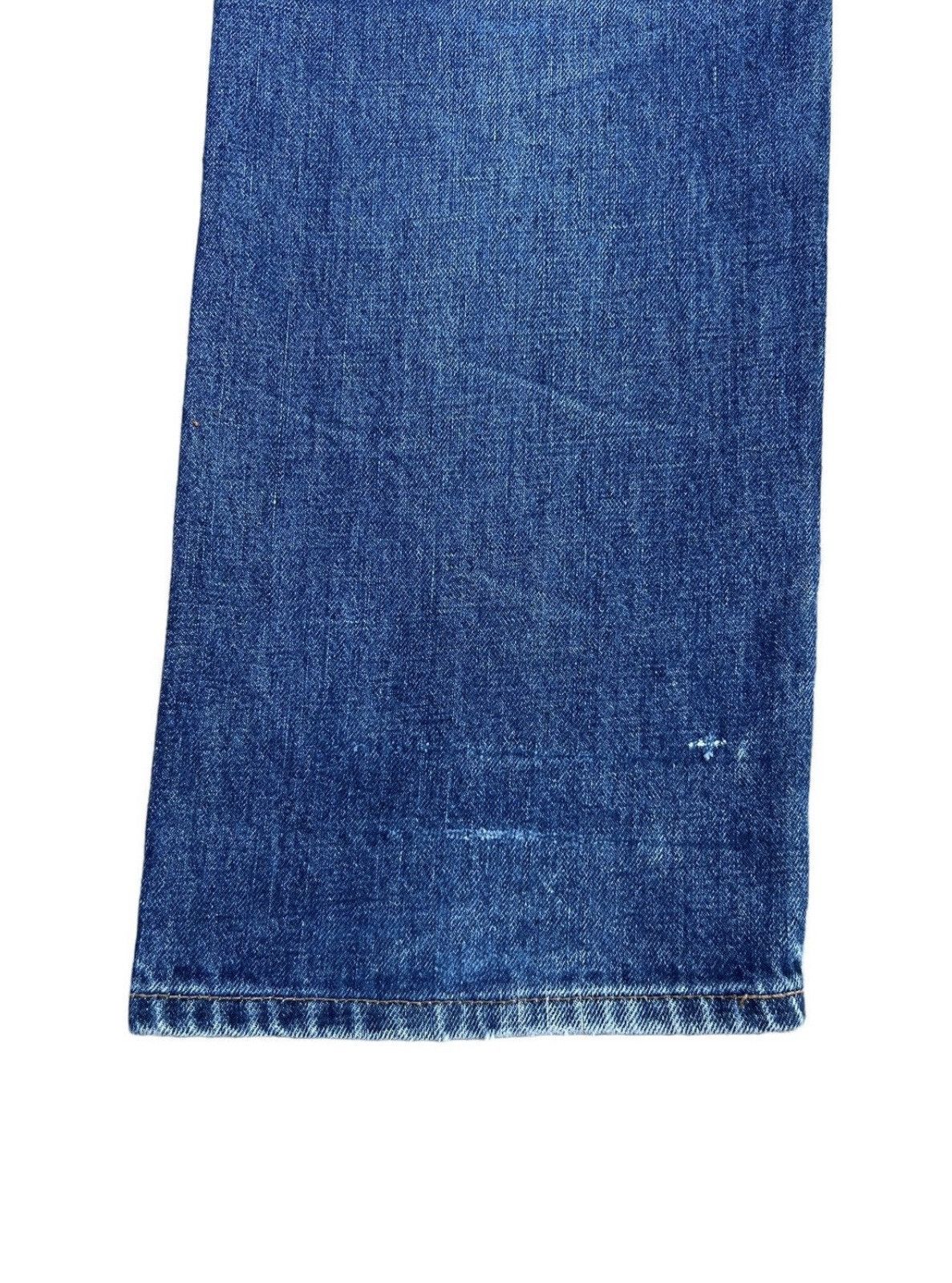Vintage Vintage Wrangler Blue Bell Blue Denim Selvedge Jeans Size US 31 - 18 Thumbnail