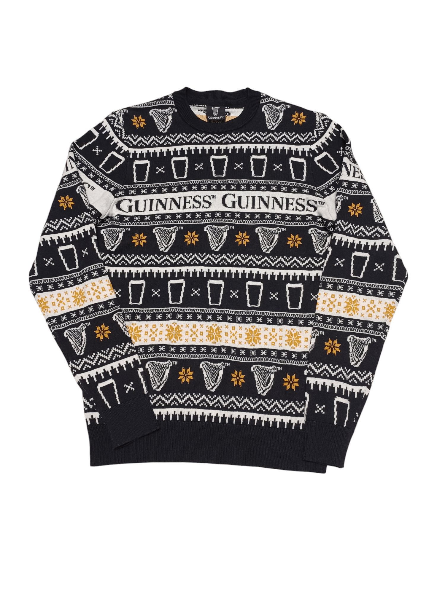 Other GUINNESS MONOGRAM PRINT ALL OVER ME CHRISTMAS SWEATER Size US S / EU 44-46 / 1 - 1 Thumbnail