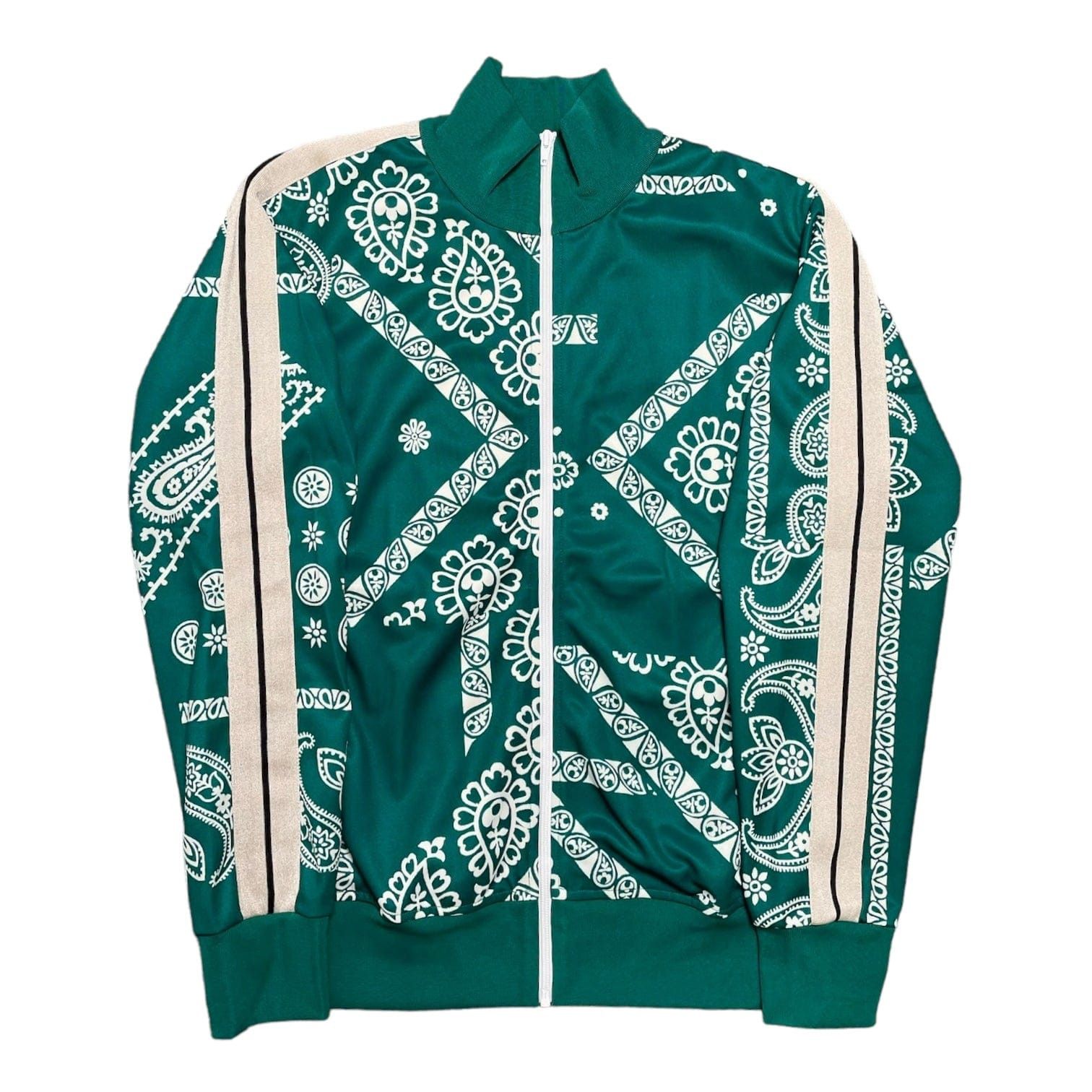 Bandana Track Jacket Green White