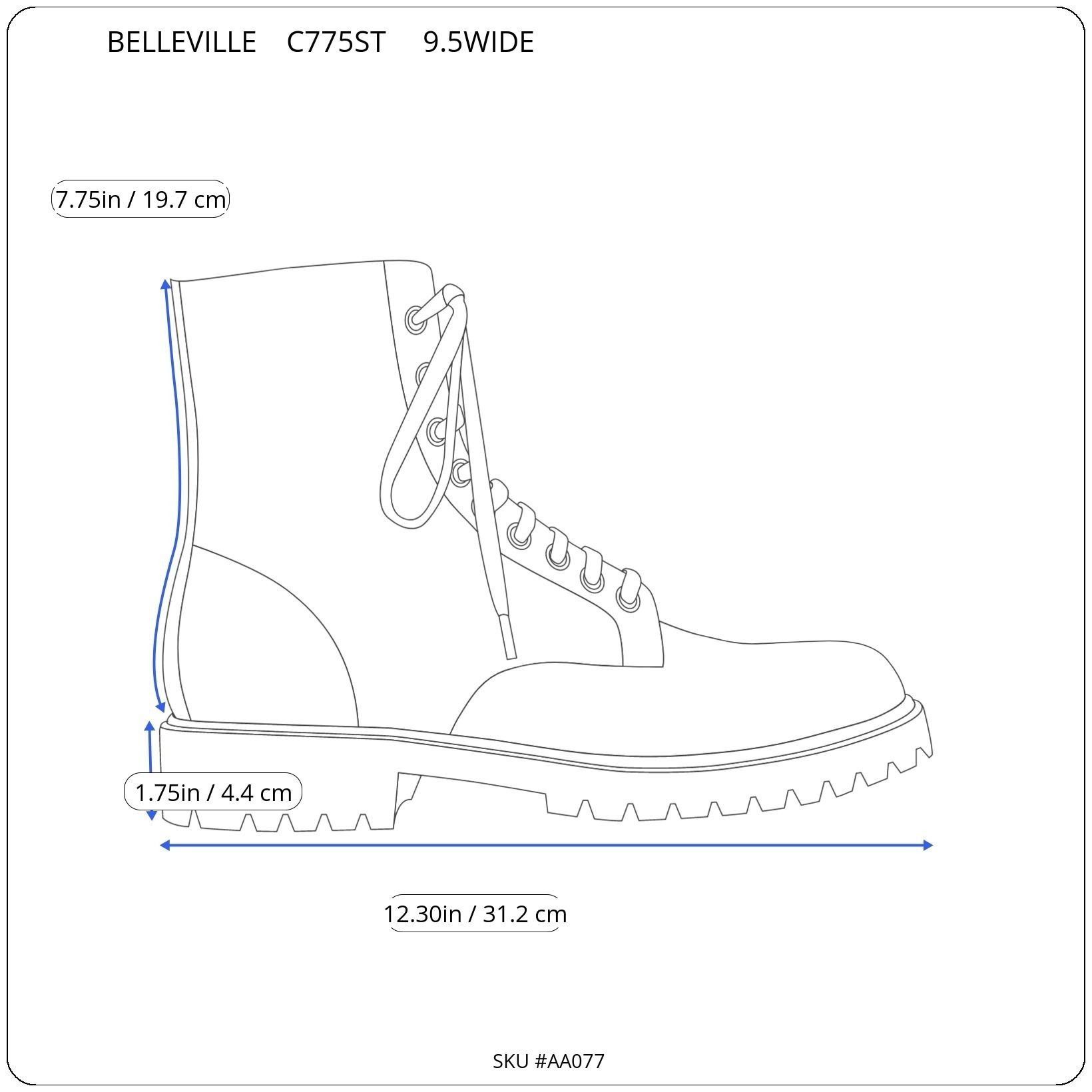 Belleville Belleville ST 600g Insulated Waterproof Boot - Mens Coyote 9 Size US 9.5 / EU 42-43 - 6 Thumbnail