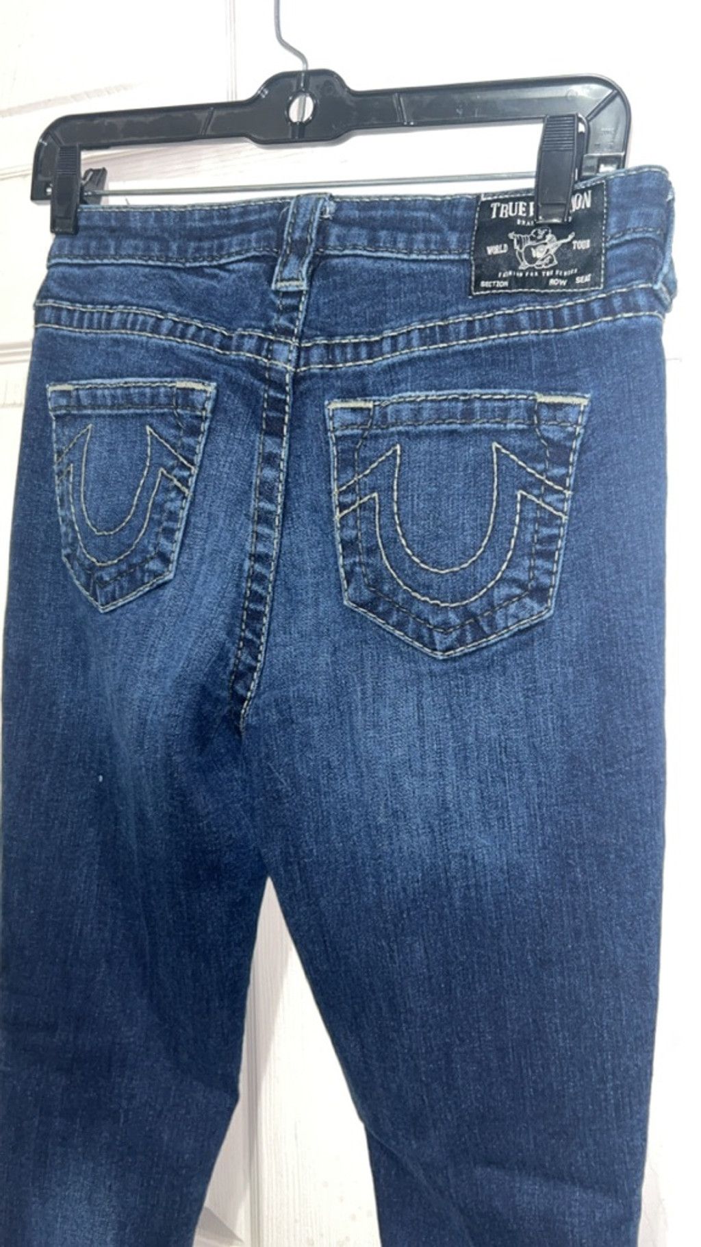 True Religion true religion jennie curvy mid rise super skinny 28 Size 28" / US 6 / IT 42 - 3 Thumbnail