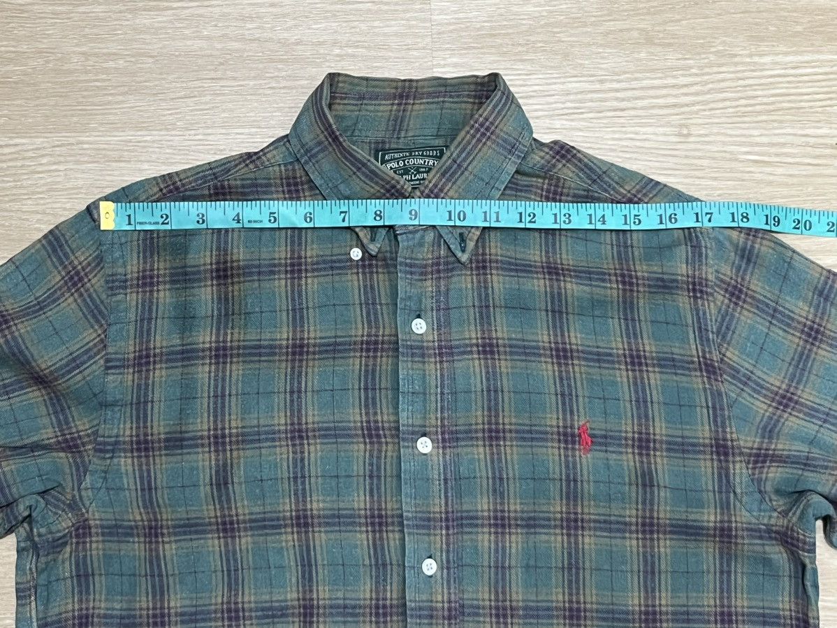 Polo Ralph Lauren Vintage Polo Ralph Lauren Plaid Flannel Shirt Size US M / EU 48-50 / 2 - 22 Thumbnail