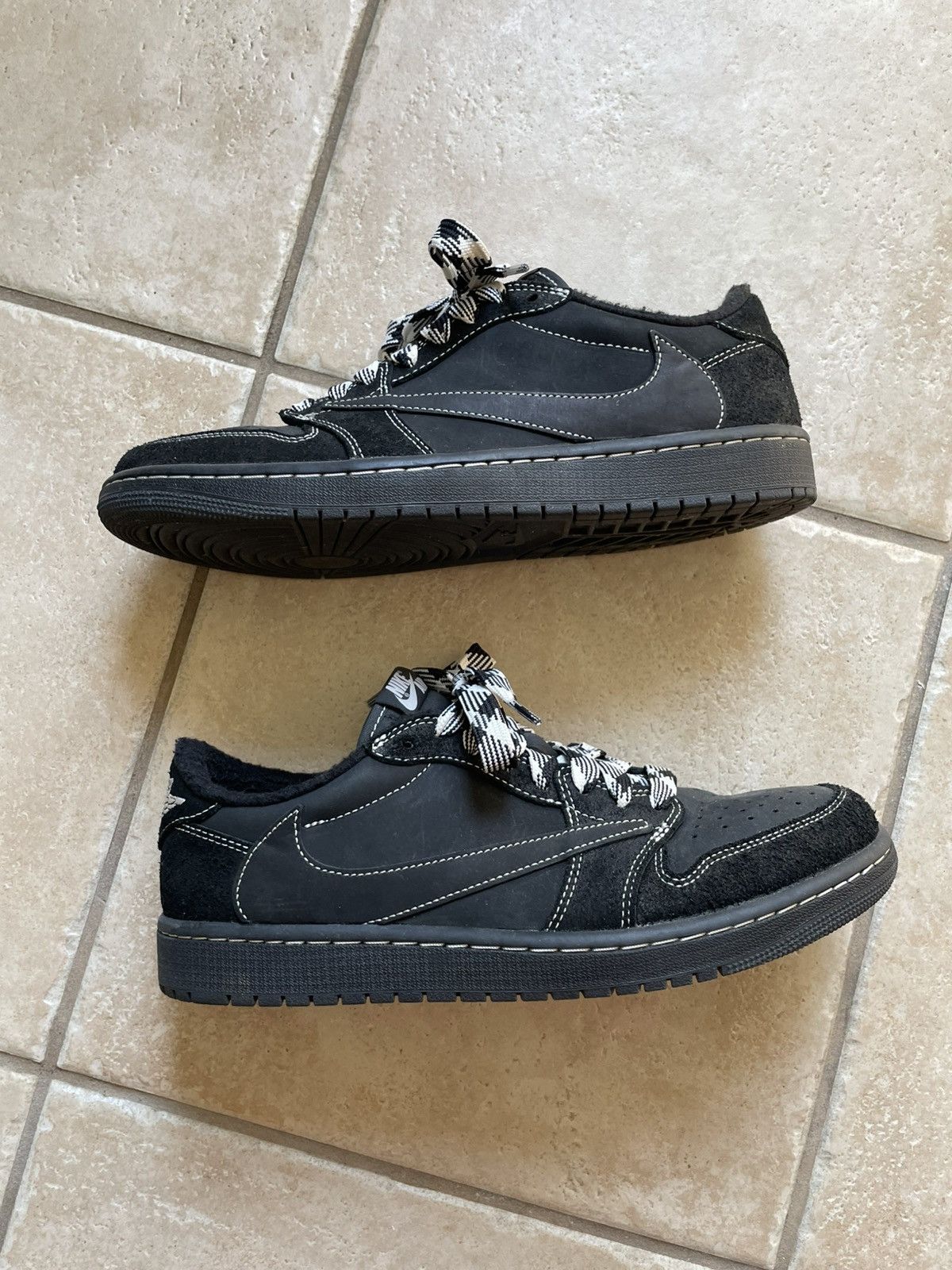 Pre-owned Nike X Travis Scott Jordan 1 Low Sp Size 10 Shoes