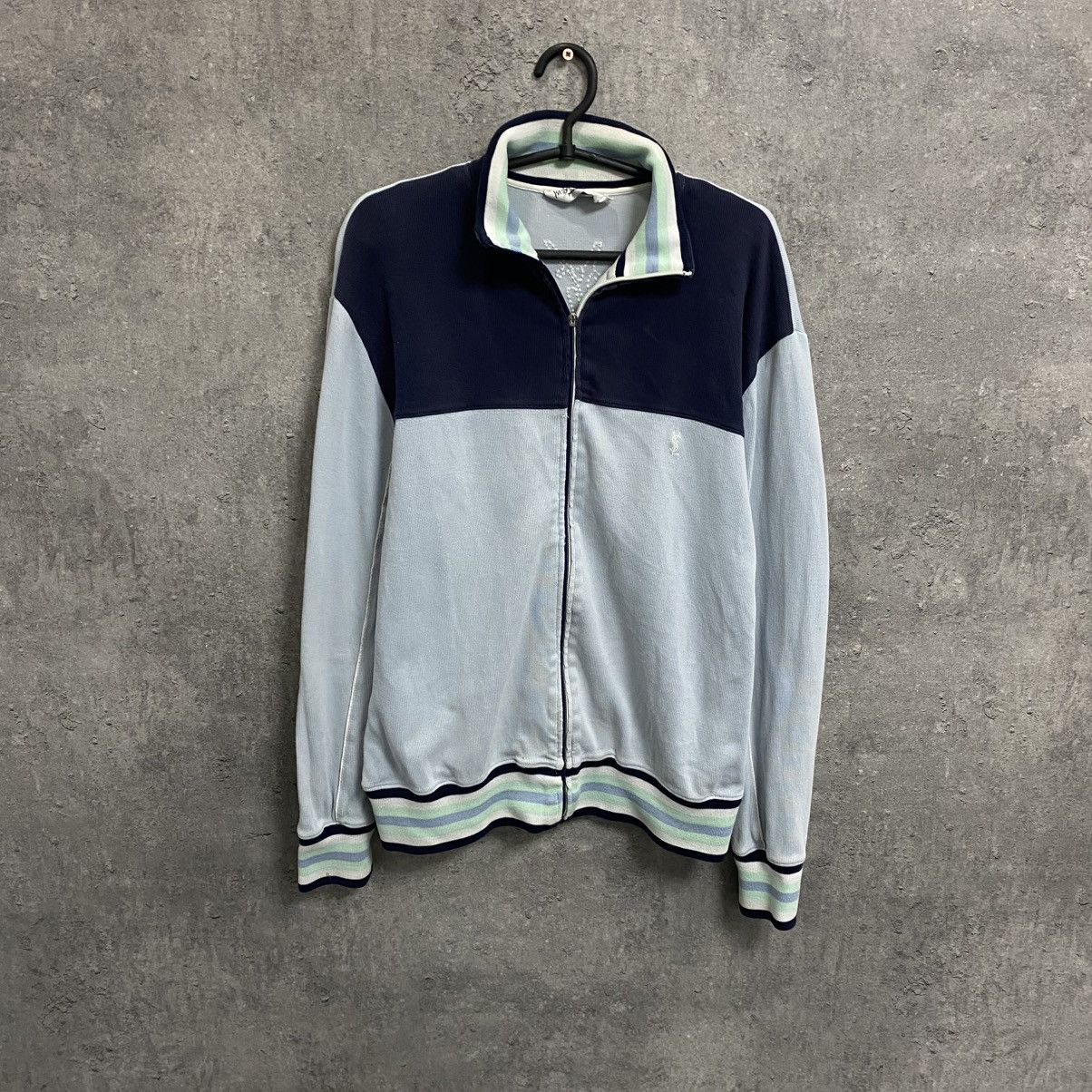 Vintage Yves Saint Laurent Sweatshirt Zip Up Jumper YSL