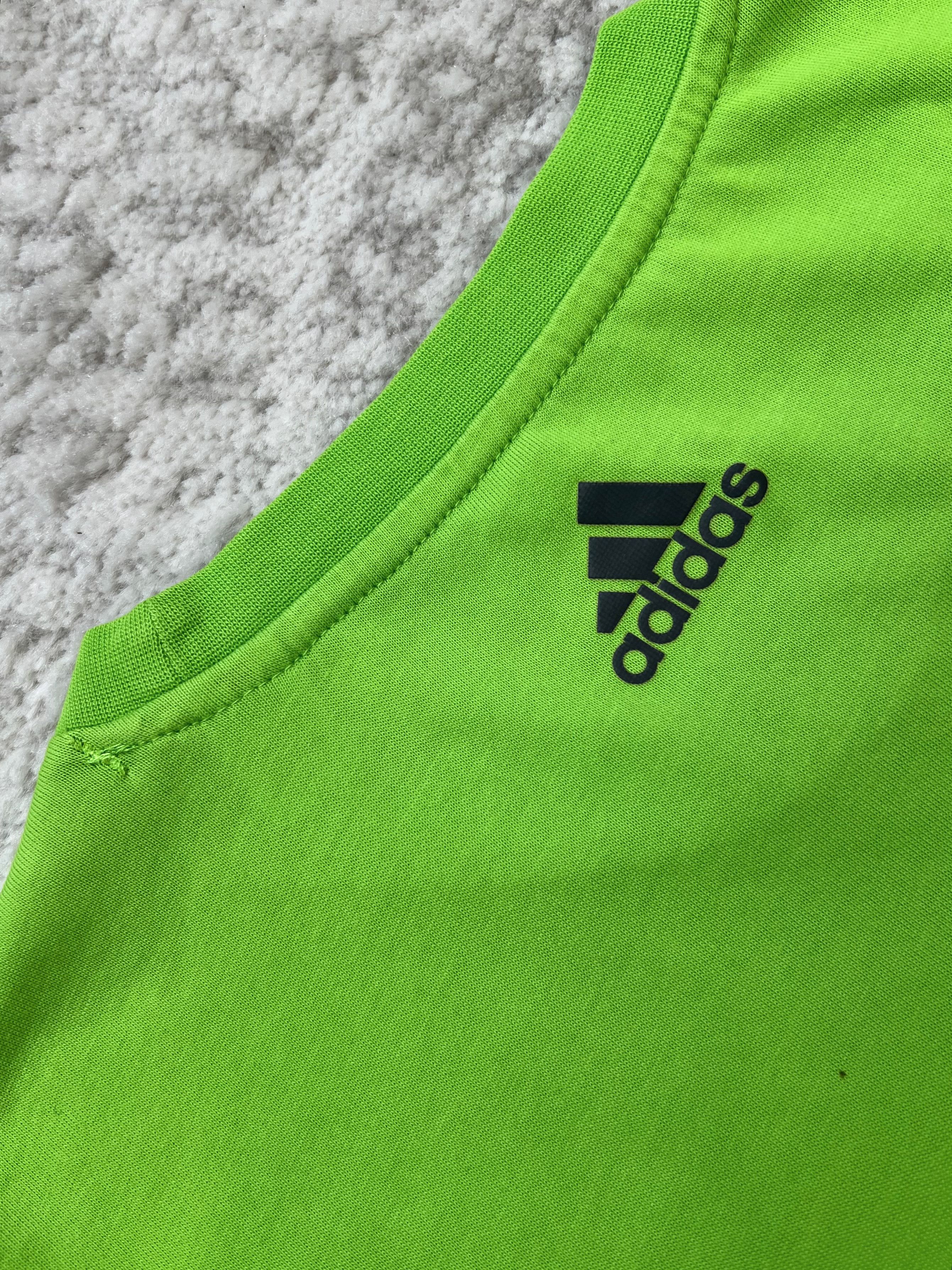 Adidas Adidas Climalite Cotton Lime Green T-Shirt Size US S / EU 44-46 / 1 - 7 Thumbnail