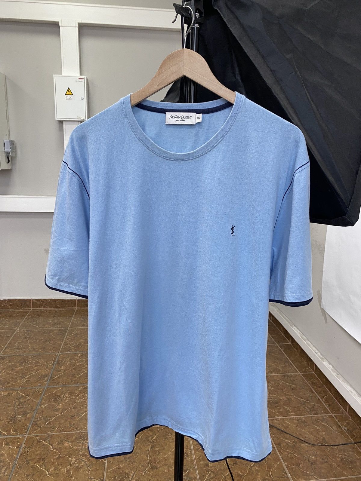 Vintage × Yves Saint Laurent Vintage 90s Yves Saint Laurent YSL t-shirt rare retro Y2K Size US XL / EU 56 / 4 - 1 Thumbnail