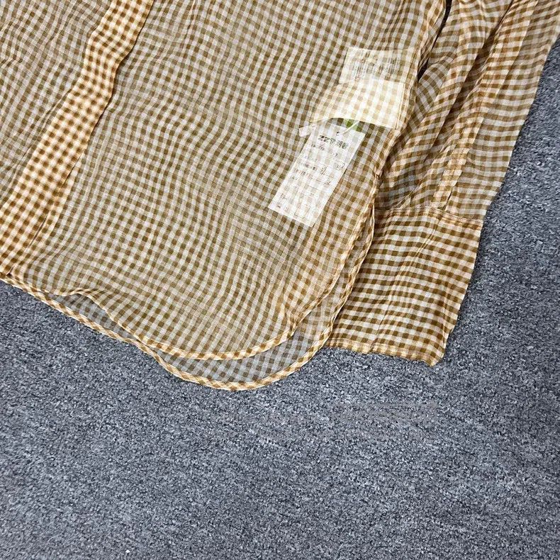 Fendi Fendi Pure Silk Woven Organza Checkered Shirt Size XS / US 0-2 / IT 36-38 - 2 Thumbnail