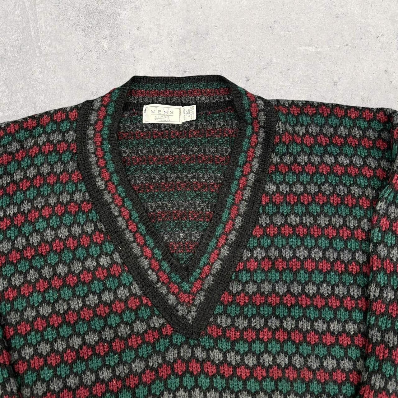 Vintage 1980s Vintage Grandpa Sweater Size US L / EU 52-54 / 3 - 2 Thumbnail