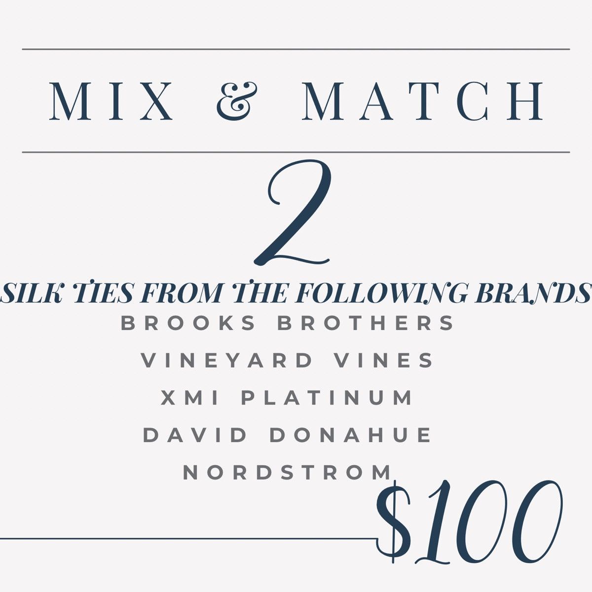 Brooks Brothers Silk Tie Bundle – Mix & Match Luxury Silk Novelty Ties - 2 - Size ONE SIZE - 1 Preview